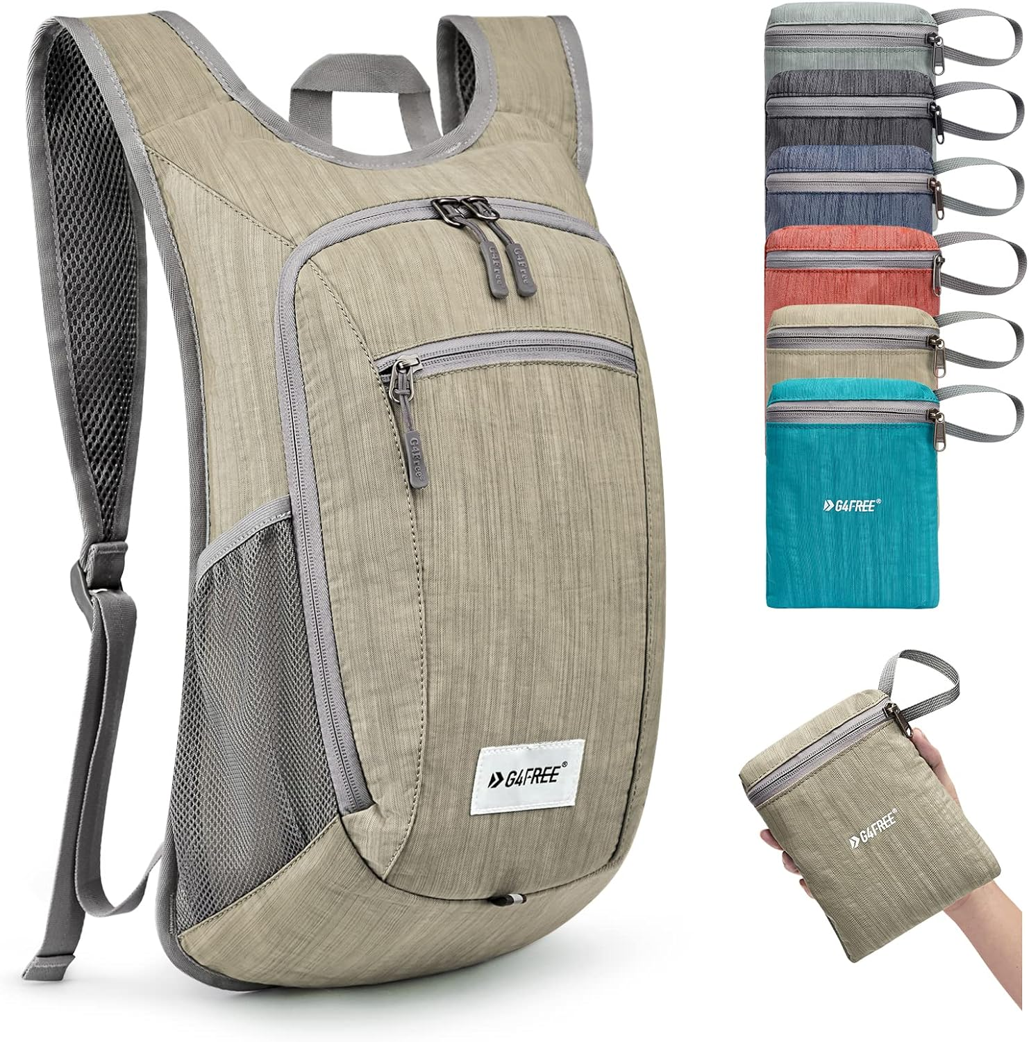 G4Free 10L/15L/20L Hiking Backpack Lightweight Packable Hiking Daypack Small Travel Outdoor Foldable Shoulder Bag