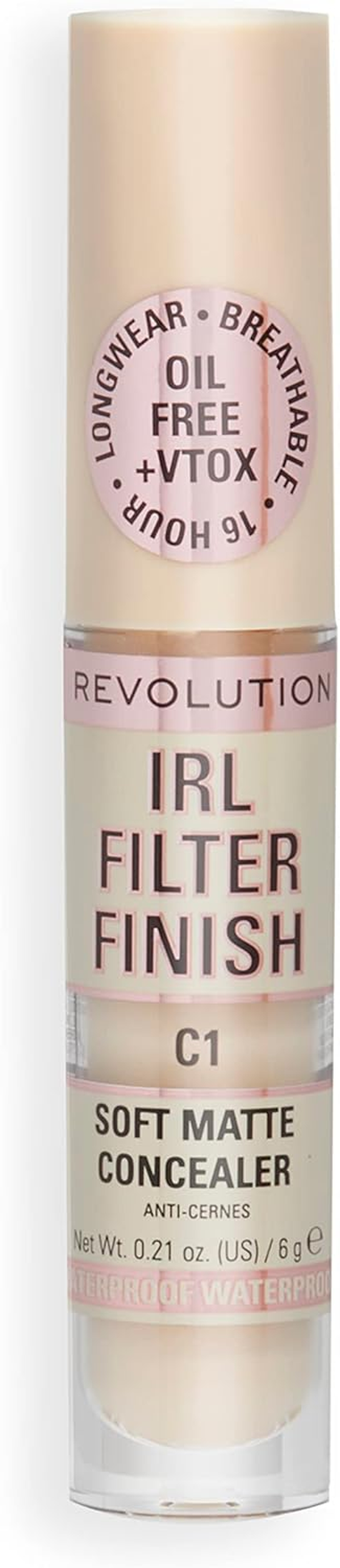 Revolution IRL Filter Finish Concealer 6 G, C1 - Multicolor image number 7