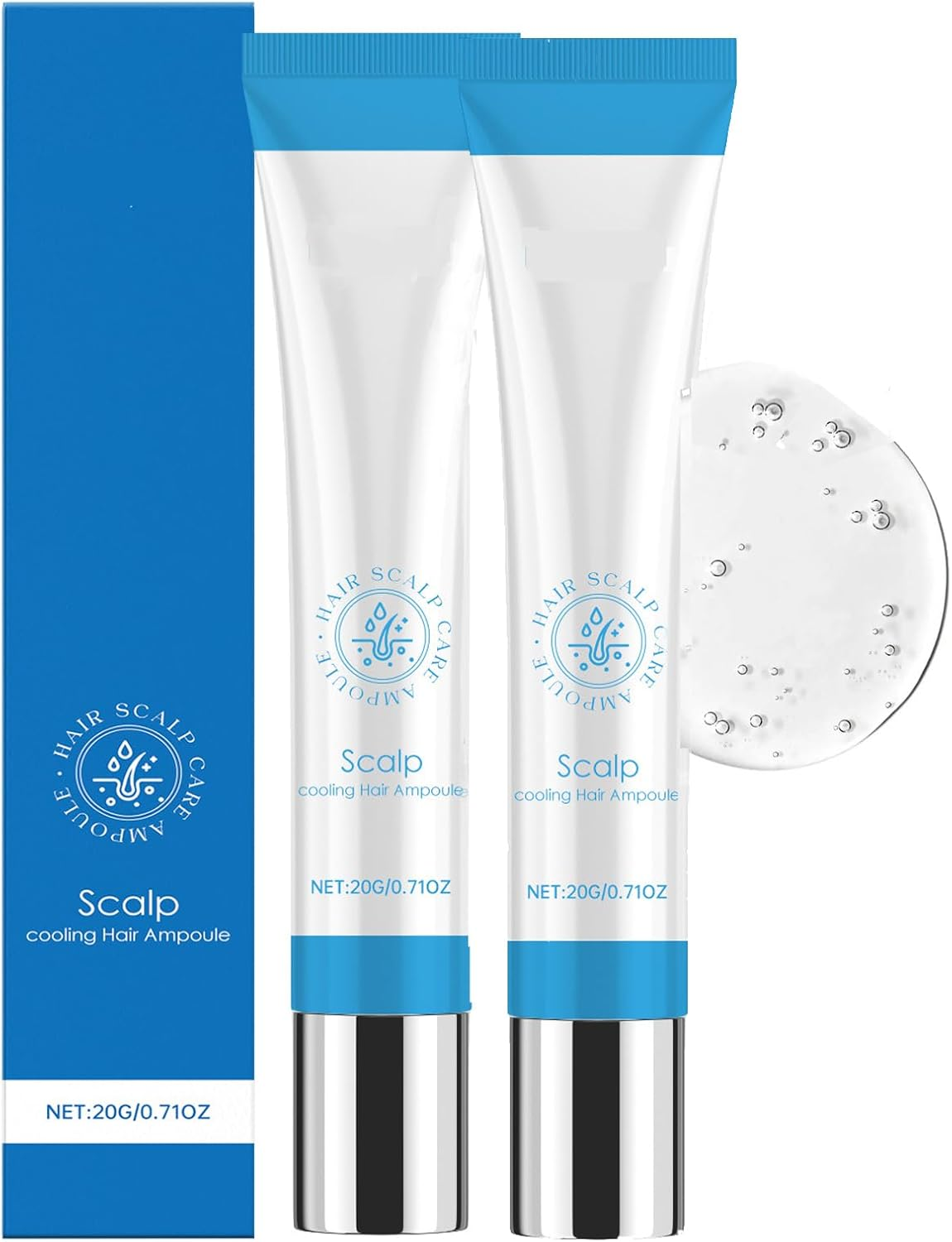 3PCS Scalp Hair Growth Serum with Ball Bearing Applicator | Deep Clean, Non-Greasy Formula for Men & Women