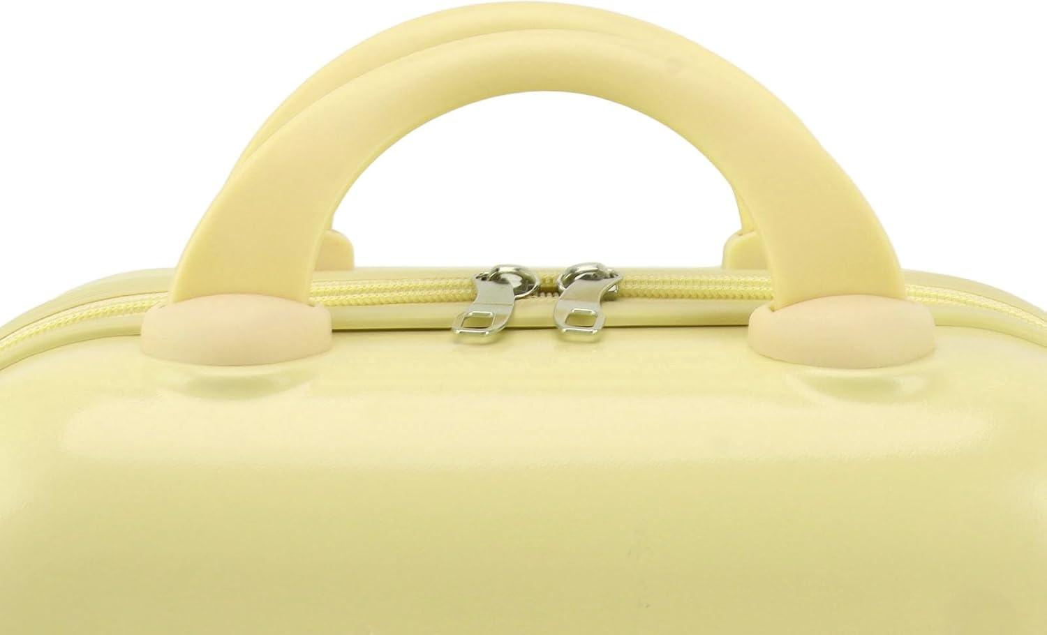 Carry on Luggage, 14 Inch Cosmetic Case for Travel (Yellow)