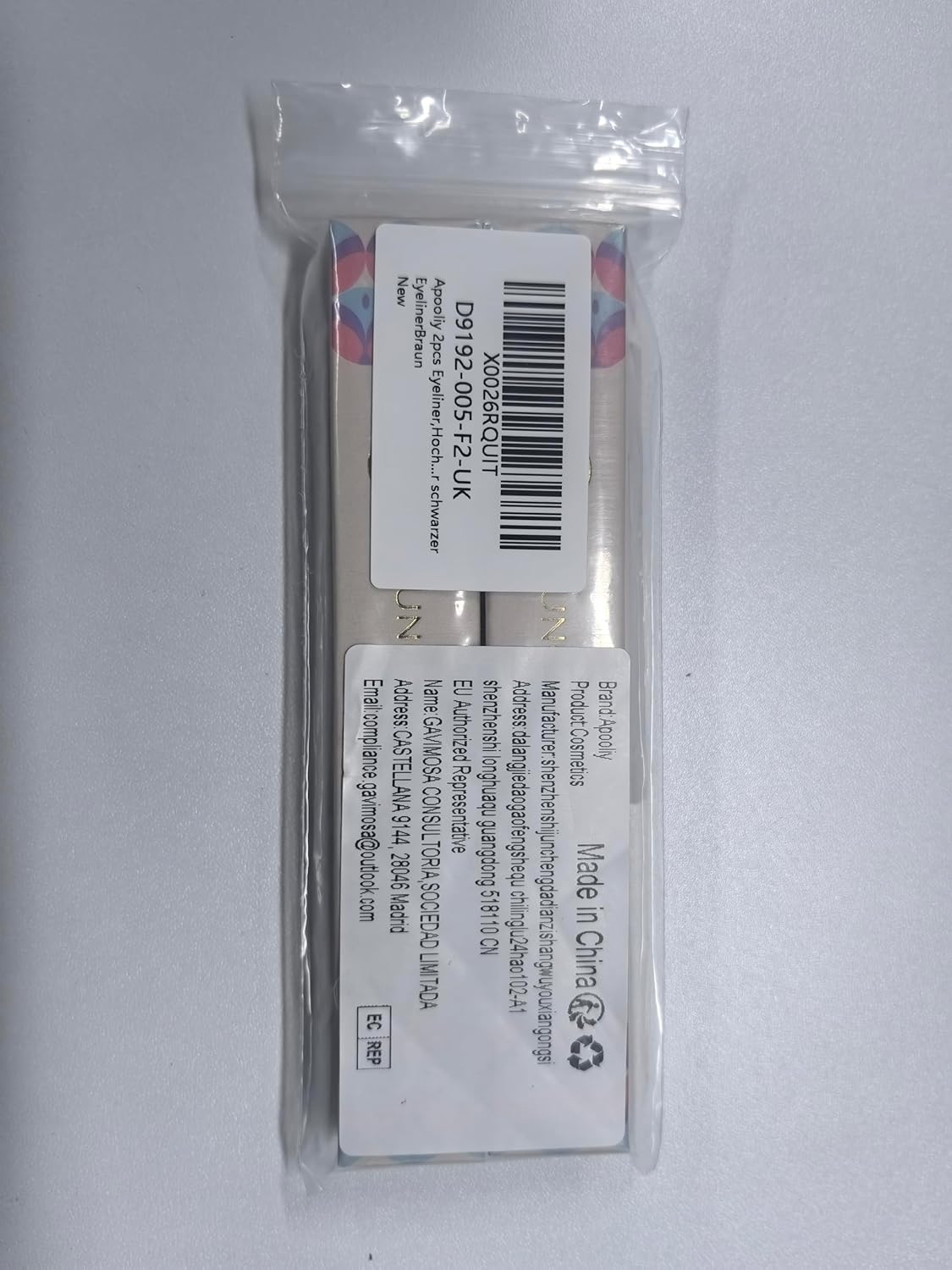 Apooliy 2Pcs Eyeliner,Highly Pigmented Eyeliner Pencil，Smooth Creamy Eye Liner，Waterproof White Eyeliner，Long Wear Black Eyeliner，Brown image number 5