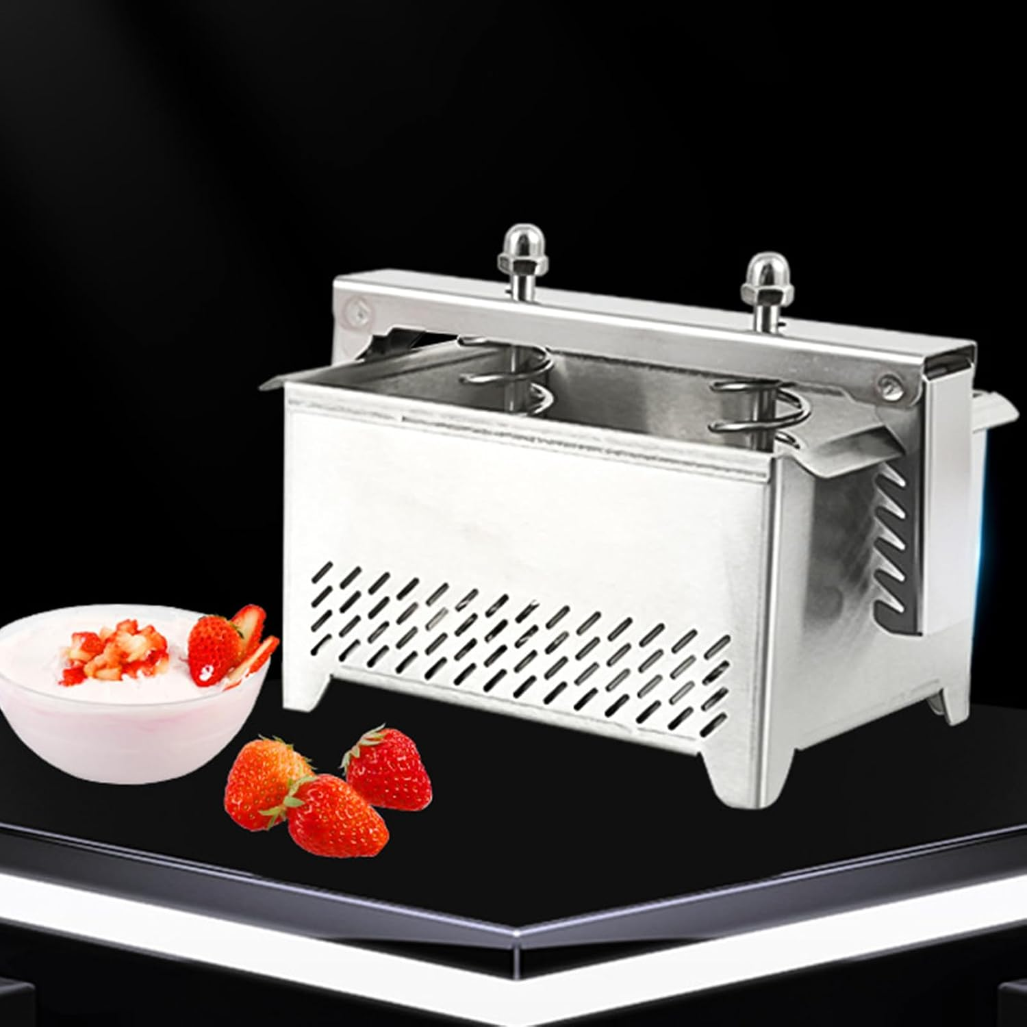 Doufu Maker | Cheese Press for Cheese Making,Drip Tray Reusable Food Presser with Drain Hole Water Removal Firm Whey Separator for Yogurt & Organic image number 4