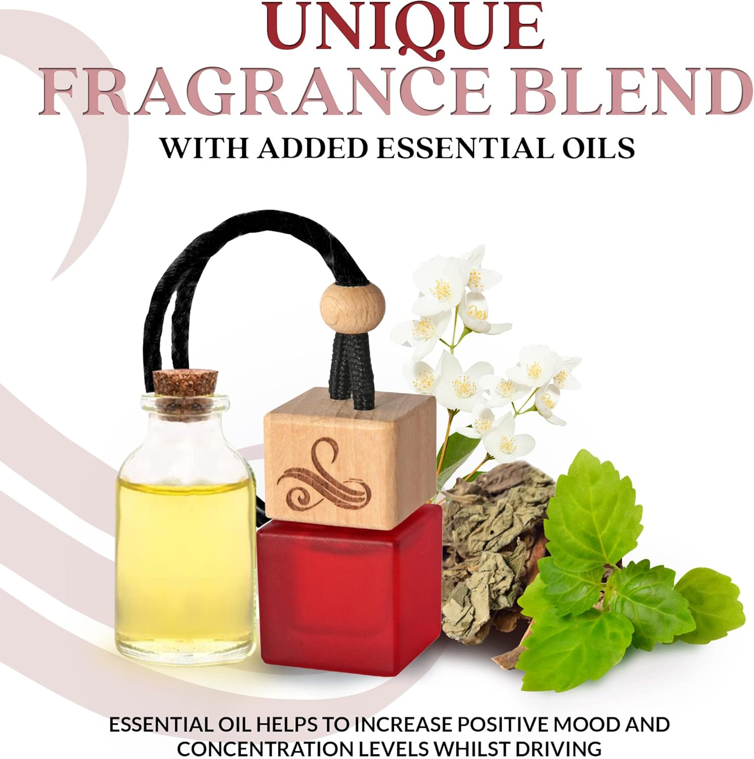 Black Opium Car Air Freshener for Women | Perfume Style Car Scents Air Freshener with Vent Clip | Strong Car Perfume Air Freshener | Car Accessories for Women - Opio Car Scent Air Freshener by Perfa image number 4