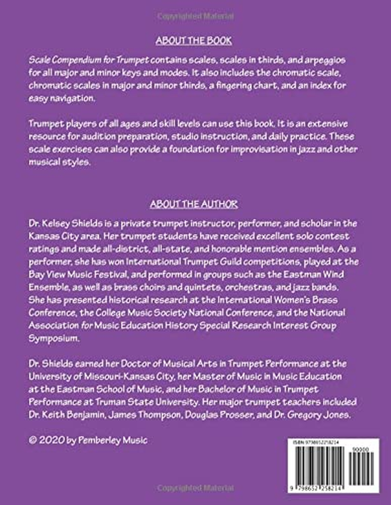 Scale Compendium for Trumpet