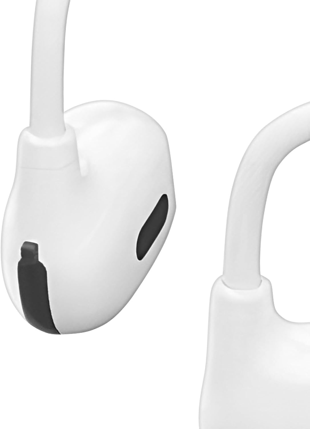 Qkbuza Bone Conduction Headset,Open Ear Wireless Earbuds,Swimming Headphones | for Running Workout Gym Fitness Outdoor Travel Commuting Cycling Hiking Training - White image number 2