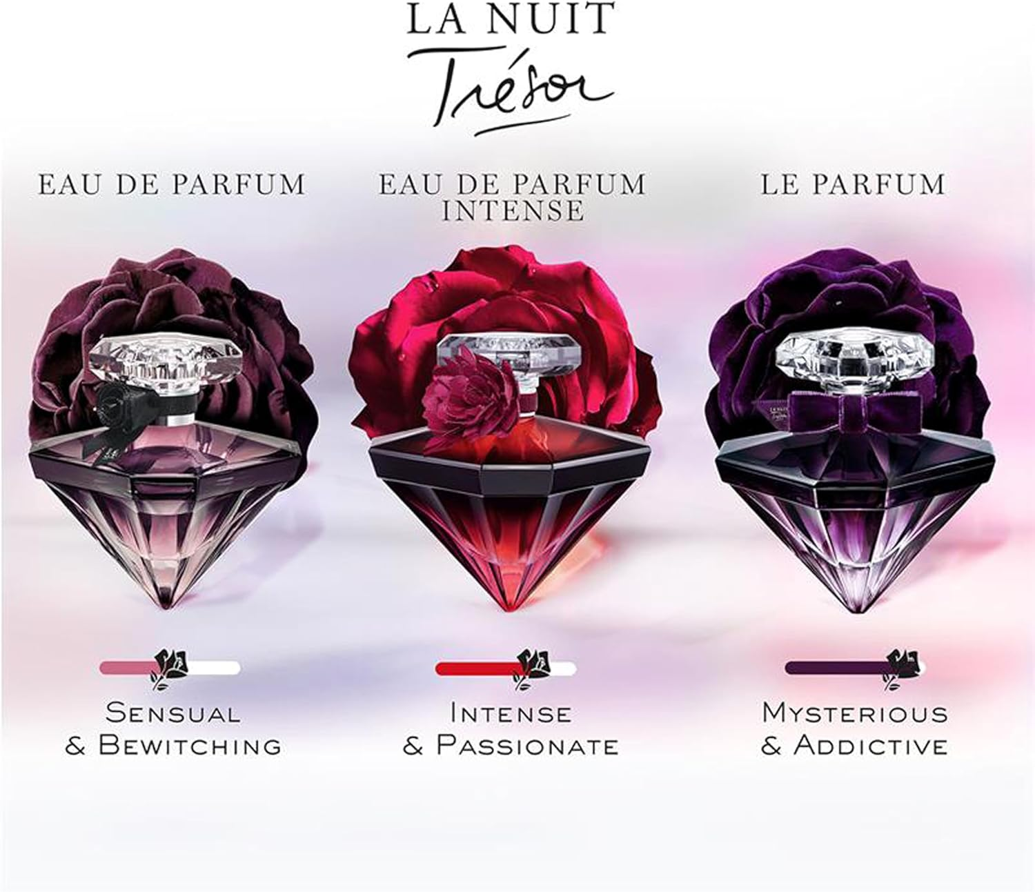 Lanc&ocirc;me La Nuit Tr&eacute;sor L'Eau De Parfum -Long Lasting Gourmand Fragrance with Notes of Black Rose, Vanilla, Incense & Lychee Praline -Women'S Perfume -75Ml image number 5