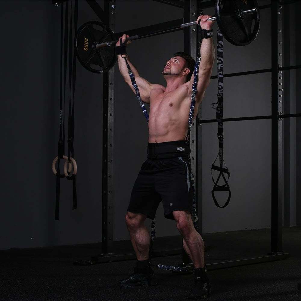 INNSTAR MMA Boxing Training Resistance Belt Band Set Power Punch Pro Strength Training Equipment for Muay Thai,Karate Combat,Fitness,Basketball,Volleyball,Football Men&Women image number 6