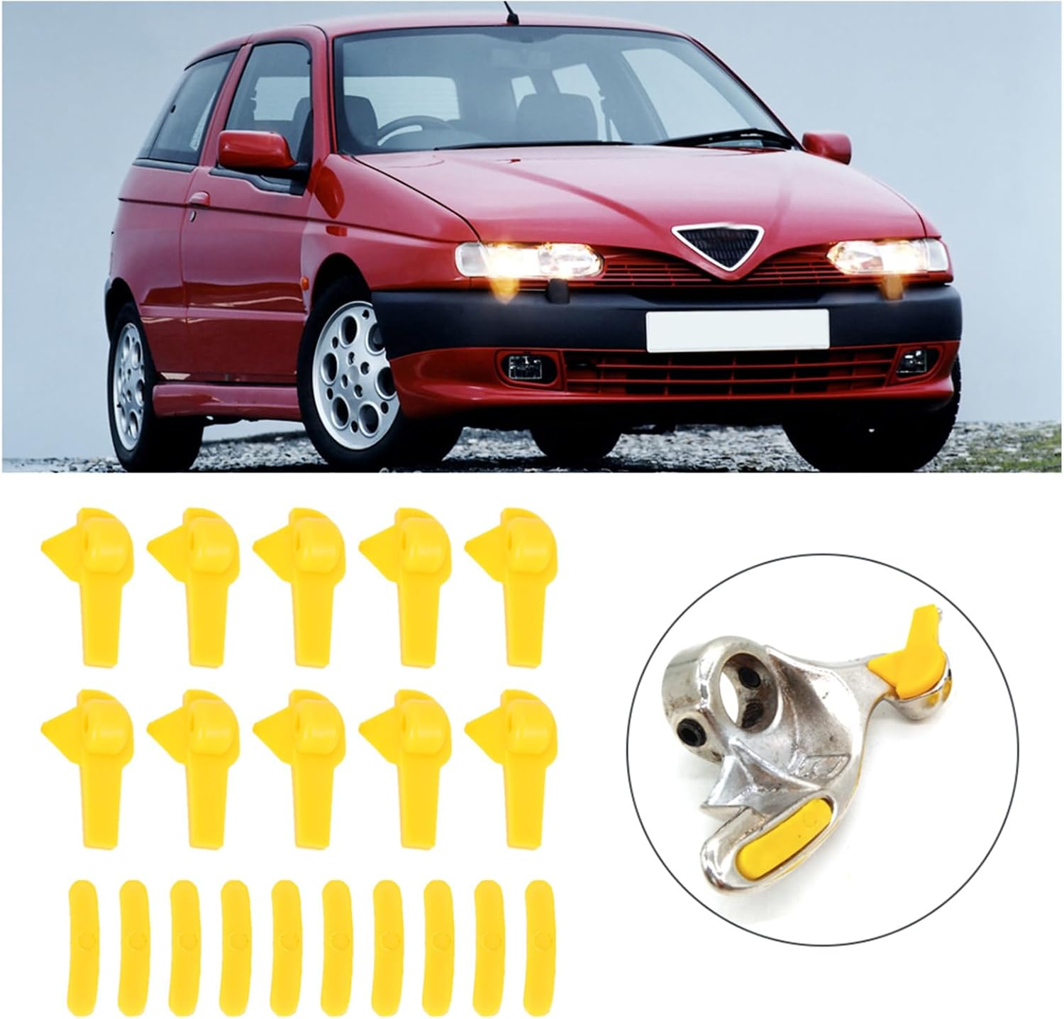 Tire Machine Rim Protector, Demount Head Changer Duck Insert Machines Guard Wheel Side Protectors Changing Savers Fixing Tyre Protective Cover Car Accessories for Motorcycle SUV 20Pcs image number 4