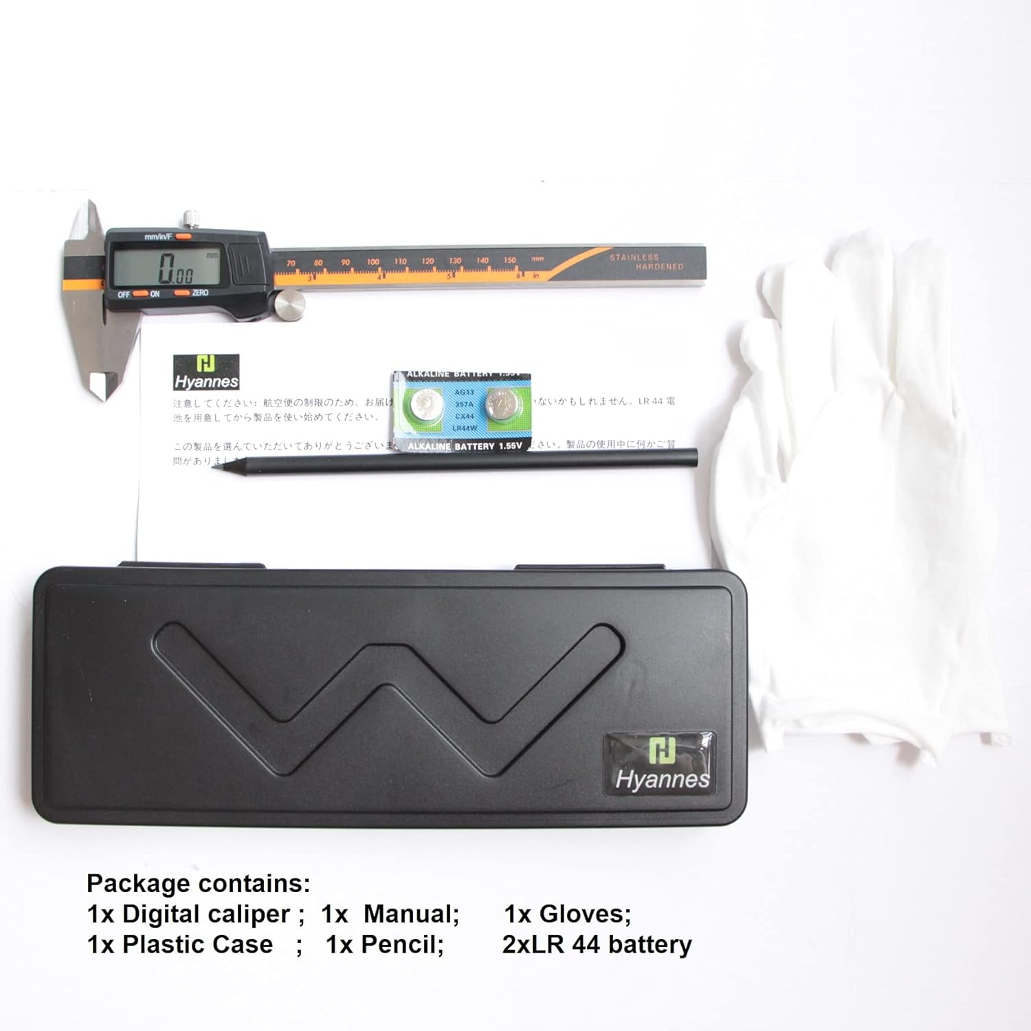 Auto-Off Inch/Millimeter/Fraction 6 Inch Digital Caliper Measuring Tool Micrometer Stainless Steel Body with Large LCD Screenperfect for Diy/Household/Accuracy Measurement image number 5