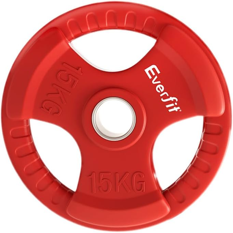 Everfit Weight Plates Standard 15Kg Dumbbell Barbell Plate Weight Lifting Gym image number 1