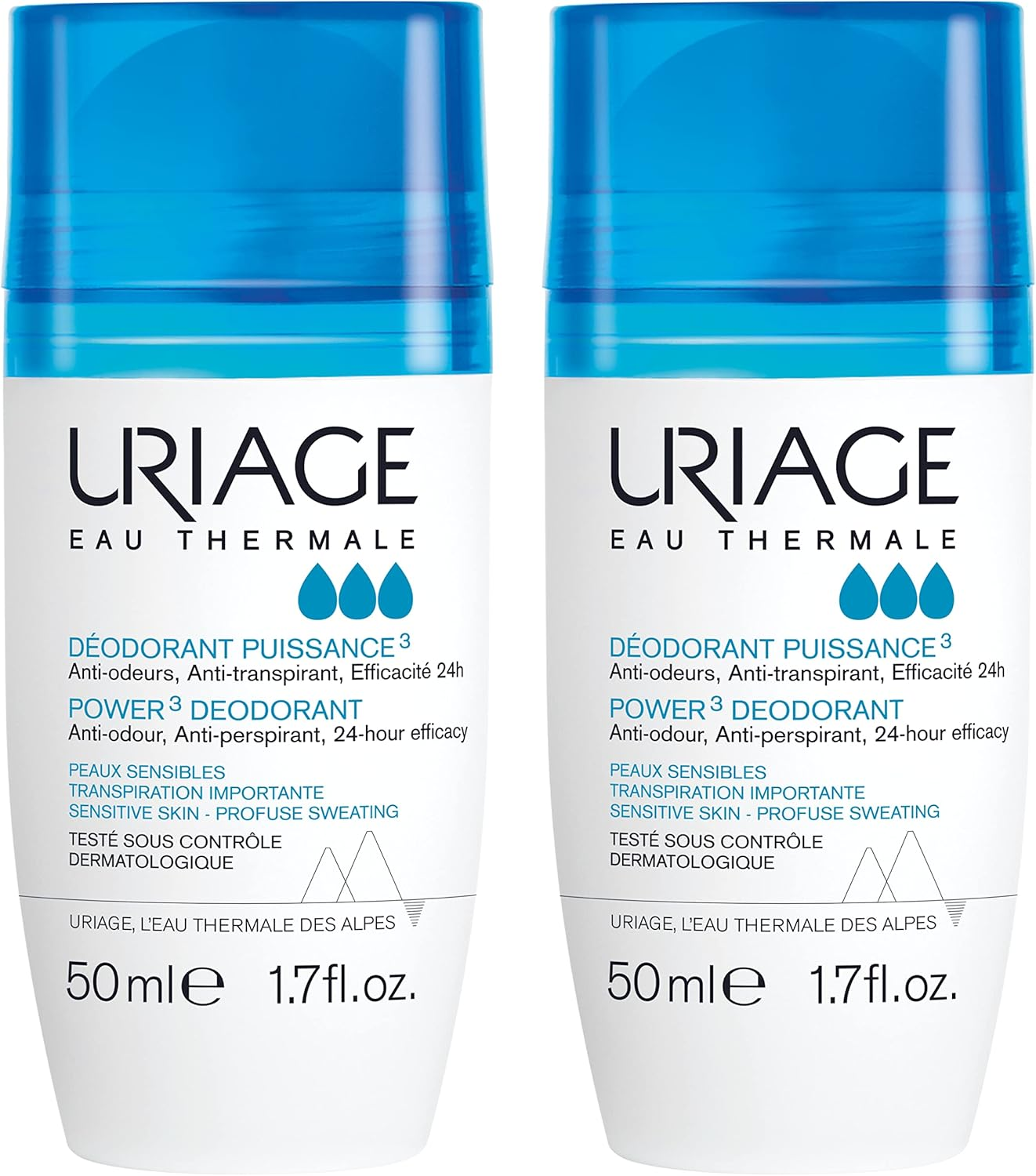 Skincare & Hygiene by Uriage Eau Thermale Power 3 Deodorant 2 X 50Ml image number 4