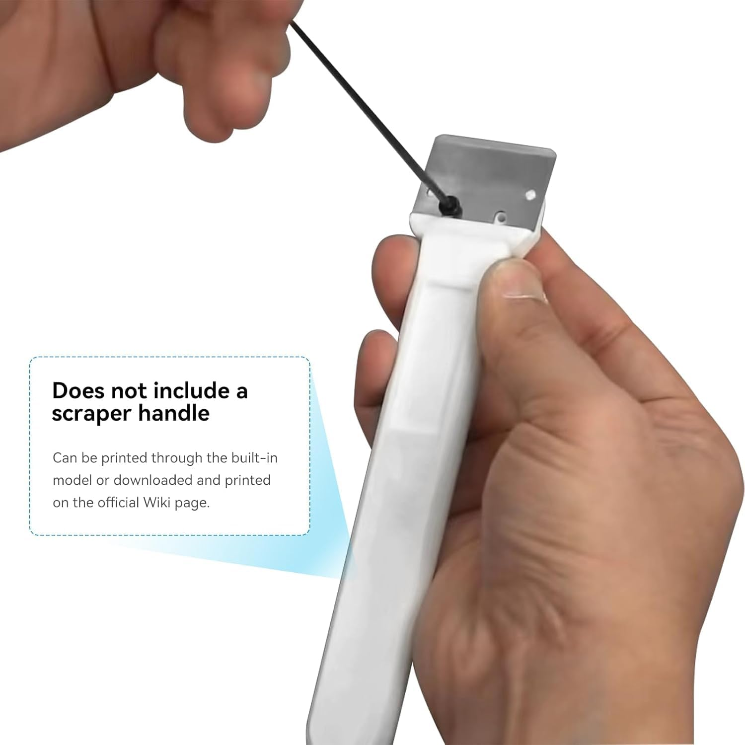 3Pcs Blades for Bambu Lab 3D Printer Accessories Scraper Tool SK5 Steel Scraper Tip Blade for Bambu Lab Build Plate Scraper