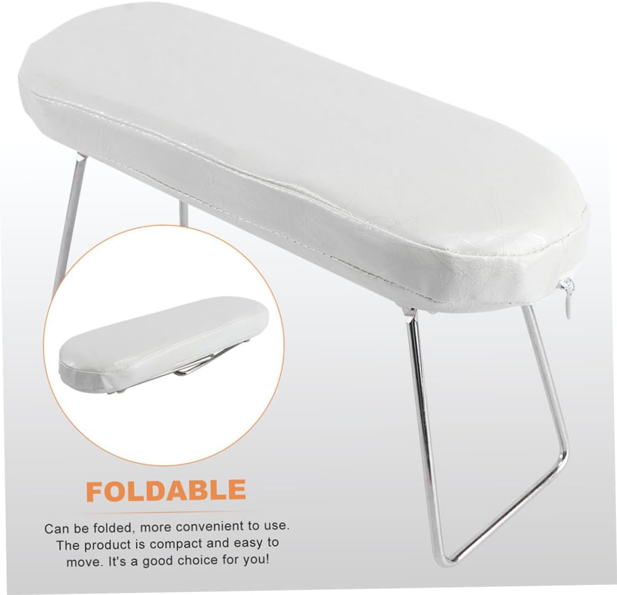 FOMIYES Nail Arm Rest Cushion Hand Rest Pillow for Manicure White Nail Salon Accessory image number 1