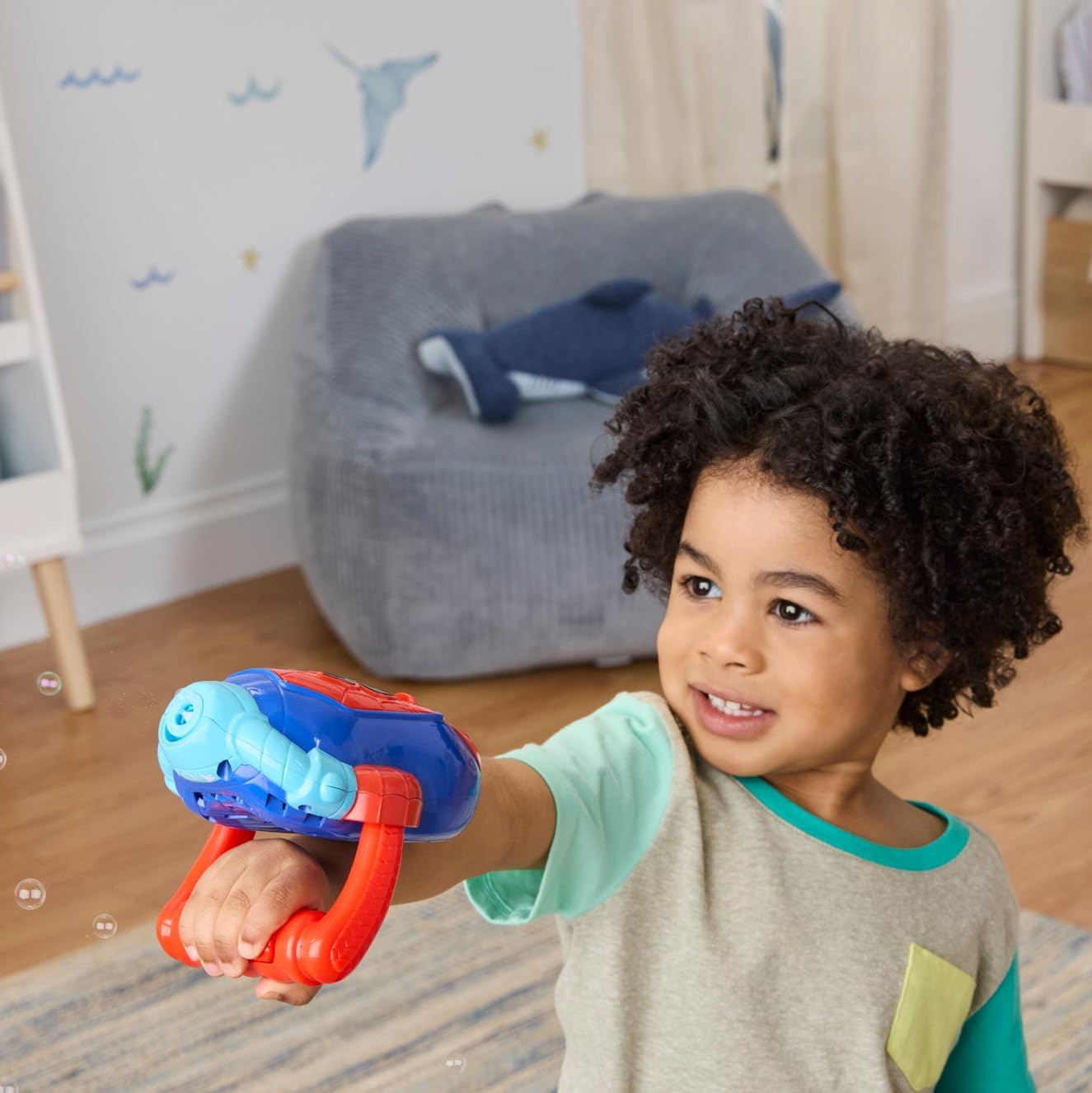 Marvel Spidey and His Amazing Friends Water-Webs Electronic Bubble Slinger, Super Hero Role Play Toys for Kids, Ages 3+ image number 3