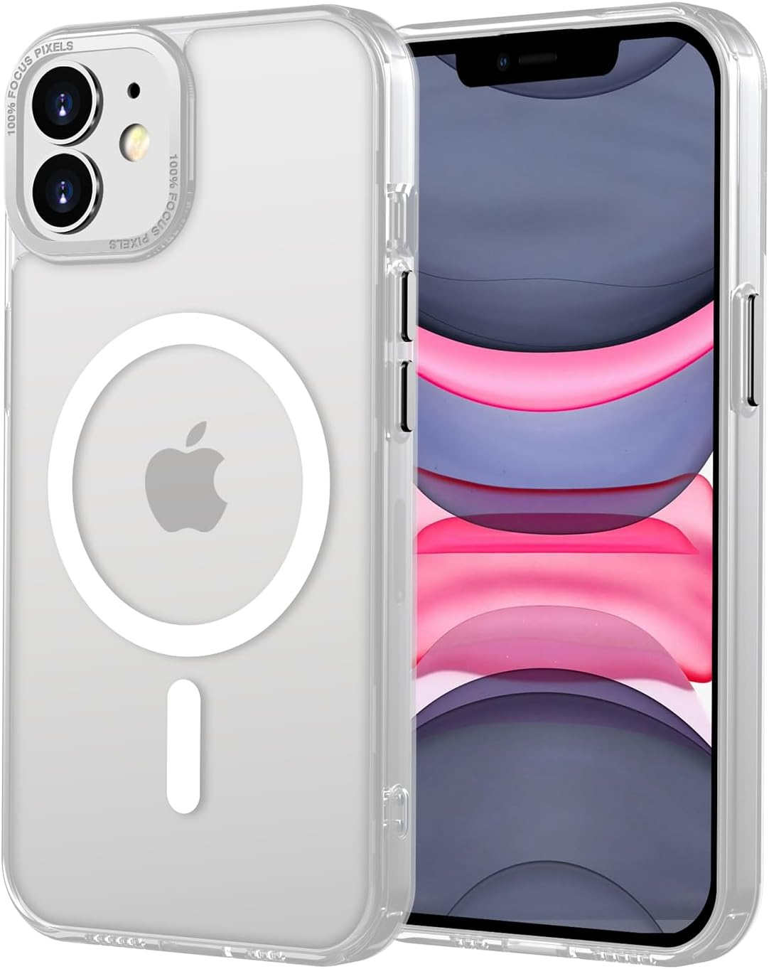 KPPIT Magnetic Case for Iphone 11 Pro 5.8 Inch (Compatible with Magsafe), Matte Translucent Mobile Phone Case for Iphone 11 Pro Case, Thin Cover, Shockproof, Scratch-Resistant Protective Case (Desert