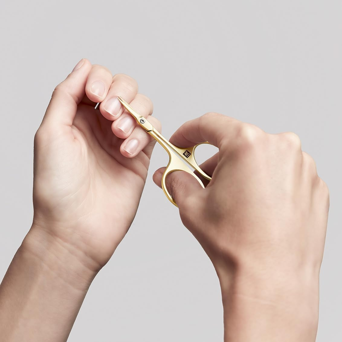 ZWILLING Cuticle Scissors (For Fine Cutting of Cuticles and Skin Remnants, Safe Nail Care, Sharp Edge) Premium, Gold, 95 Mm image number 2