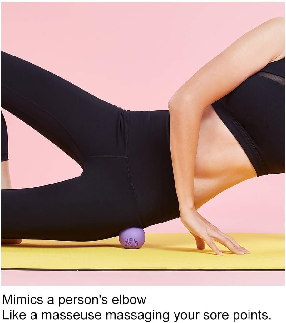 Massage Lacrosse Balls for Myofascial Release , SGS Certification, Massage Deep Tissue for Back and Shoulder, Trigger Point Therapy, Muscle Knots , Relieving Muscle Pain, Yoga Ball for Feet image number 6