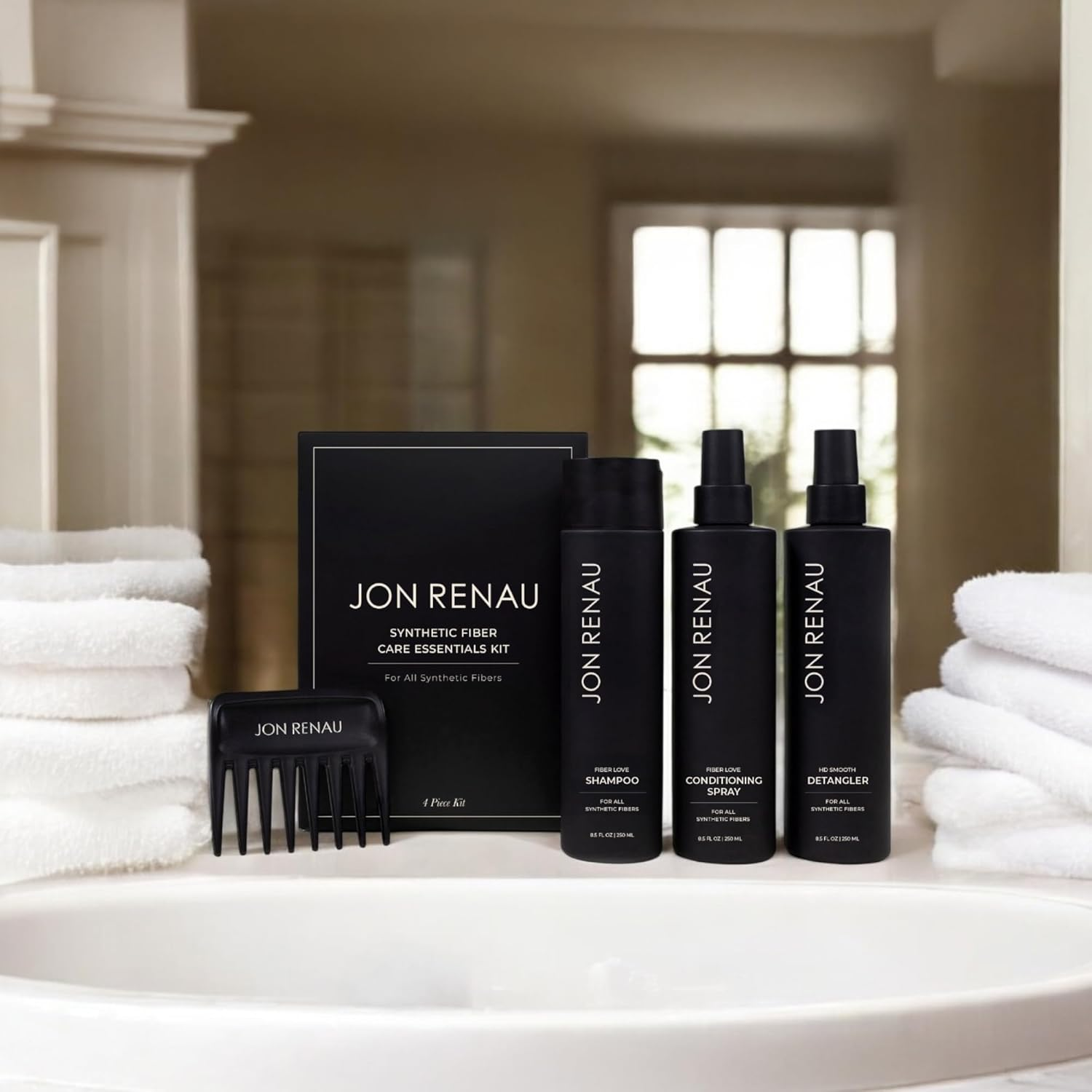 Jon Renau Synthetic Hair Full Size 4-Piece Kit image number 3