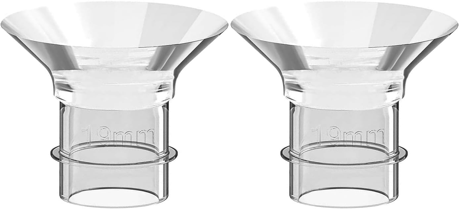 2PCS Flange Insert 19Mm, Compatible with S9/S12/S9Pro/S12Pro Wearable Breast Pump Parts Replace, Pump Shield/Flange Insert to Reduce 24Mm down to 19Mm