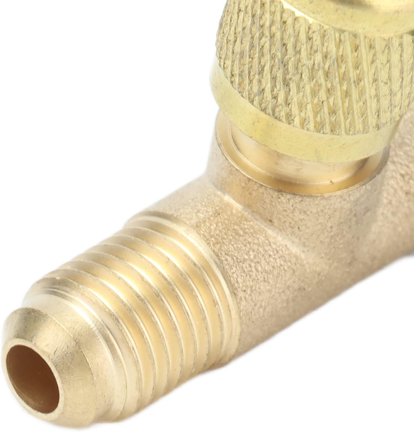 1/4SAE Exhaust Valve, Refrigerant Pressure Bleed Valve, Air Conditioning Refrigeration Adapter Valve for R22 R12 R134 image number 5