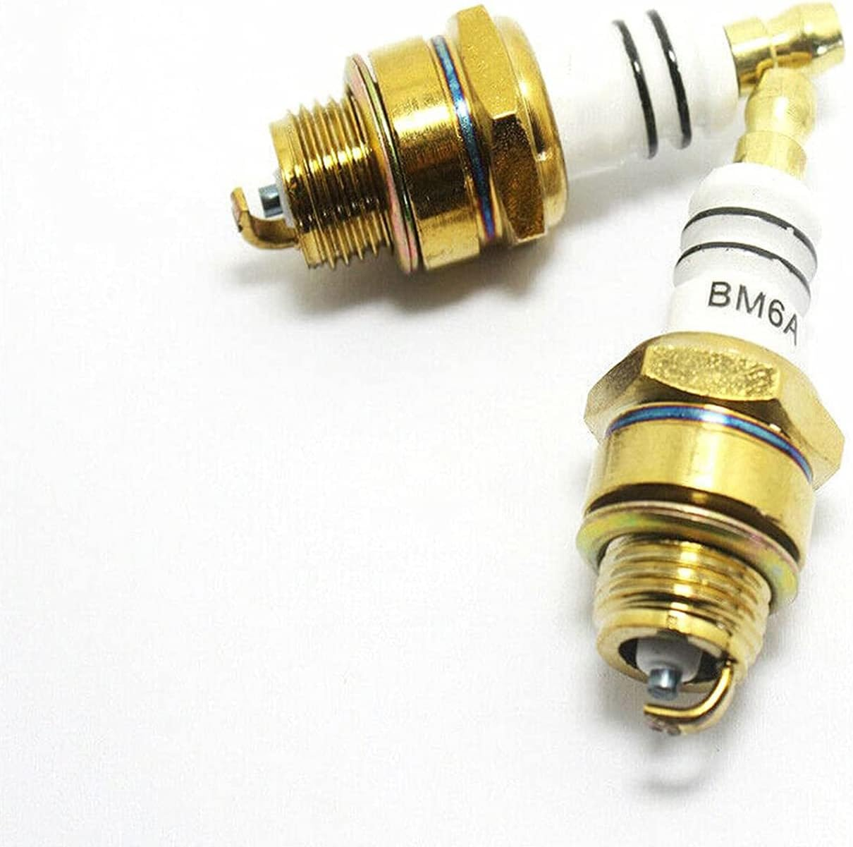 Acbbmns 12Pcs BM6A Spark Plugs for M7 L7T CJ8 1560 Standard Plug Replace image number 2