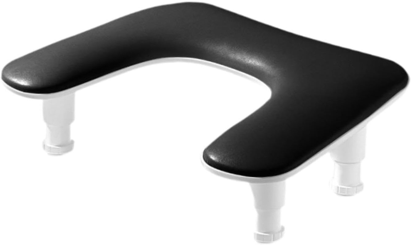 Fashioncha Nail Handgage Adjustable 4.92 Inch Height at 5.91 Inches of Manicure Manicure Manicure Bran Tool Living Room for the Salon De Lounge, Black - Pink image number 6