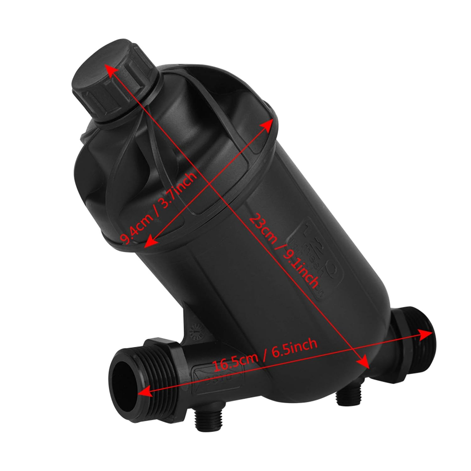 Disk Filter 120 Mesh 130 Micron Filtration Stage Disc Filter for Garden Irrigation, Domestic Water Filtration, 23X16.5X9.4Cm image number 6