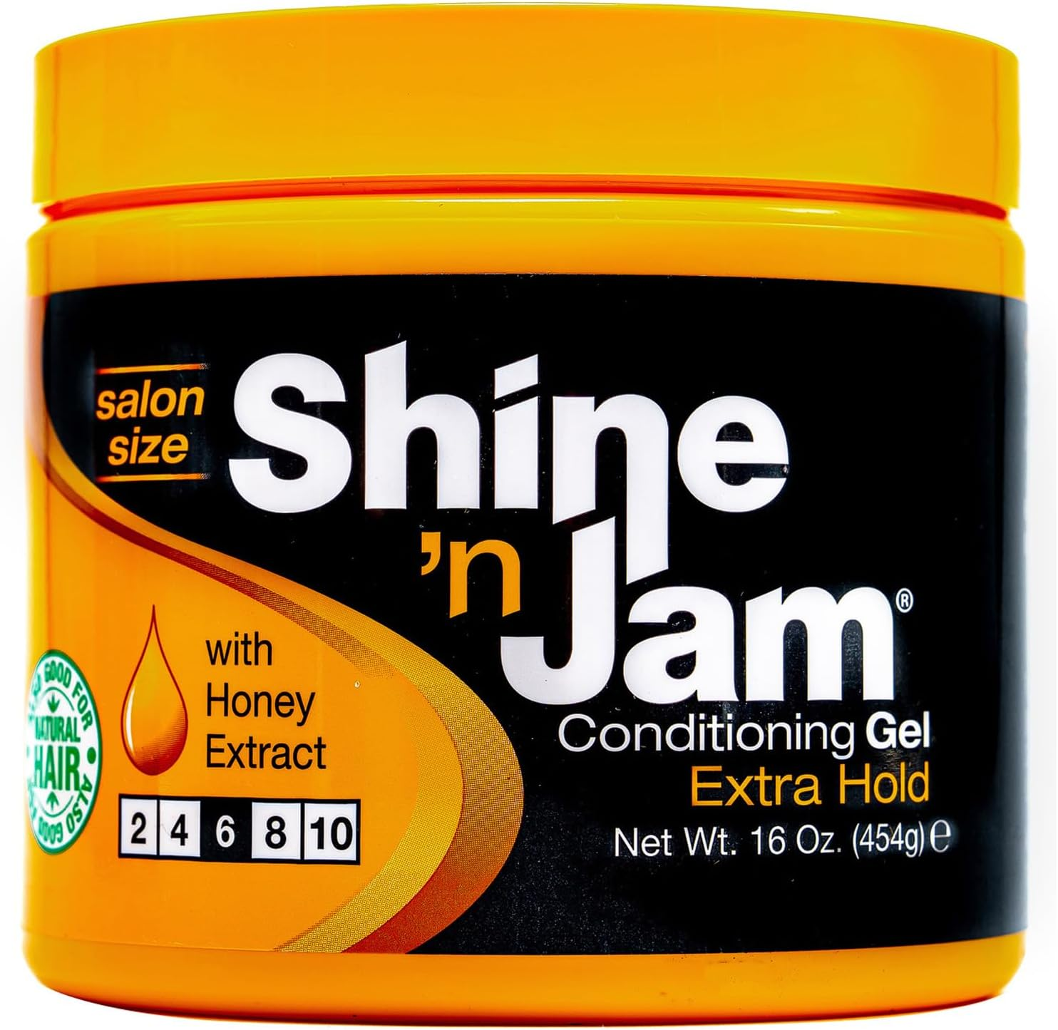 Shine N Jam Conditioning Gel Extra Hold 16 Ounce Jar (473Ml) (6 Pack)