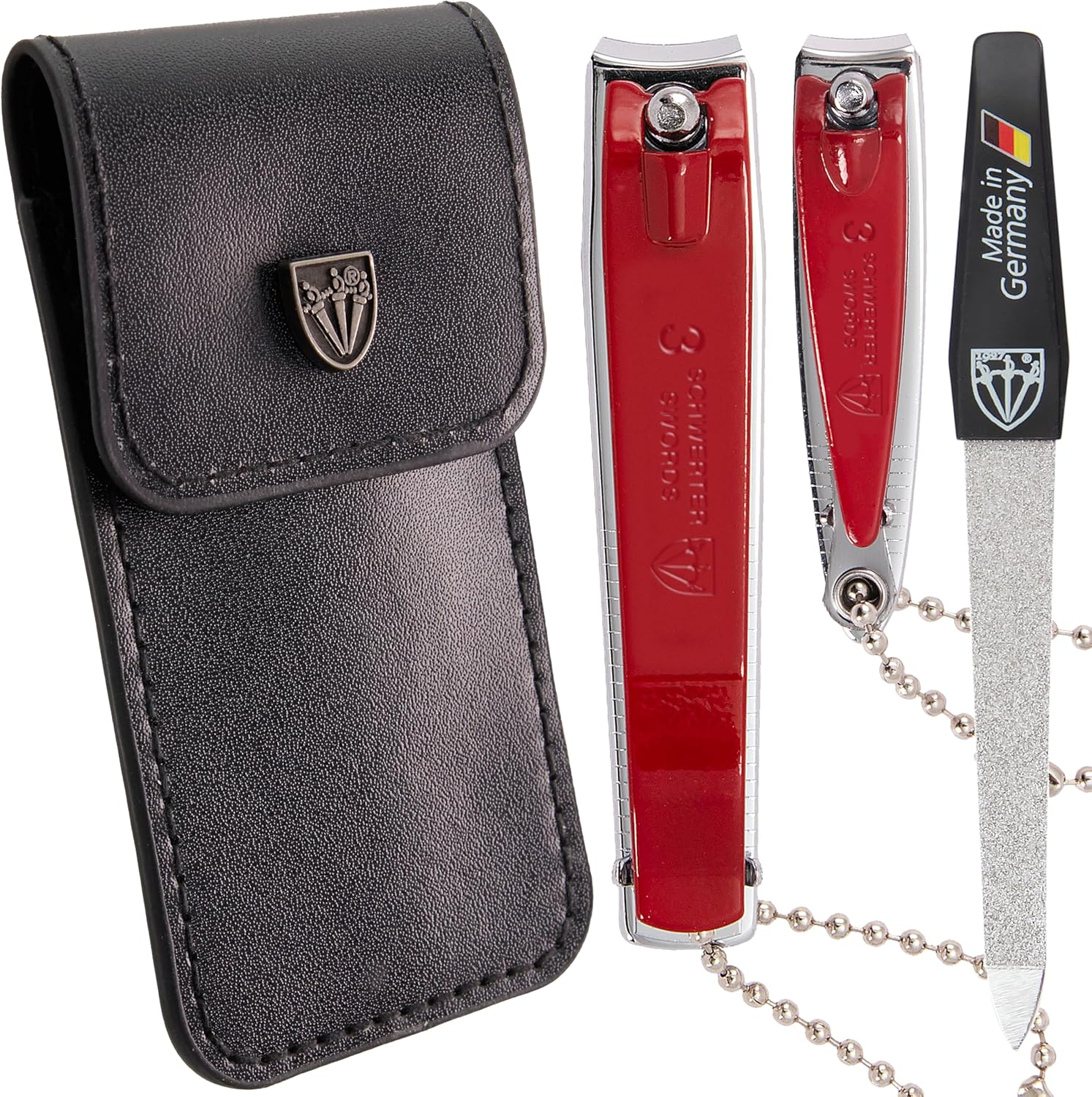 3 Swords Germany - Brand Quality Fingernail & Toenail Clipper Cortaunas, Manicure Pedicure Grooming Manicura for Professional Finger & Toe Nail Care by 3 Swords Germany (7438)