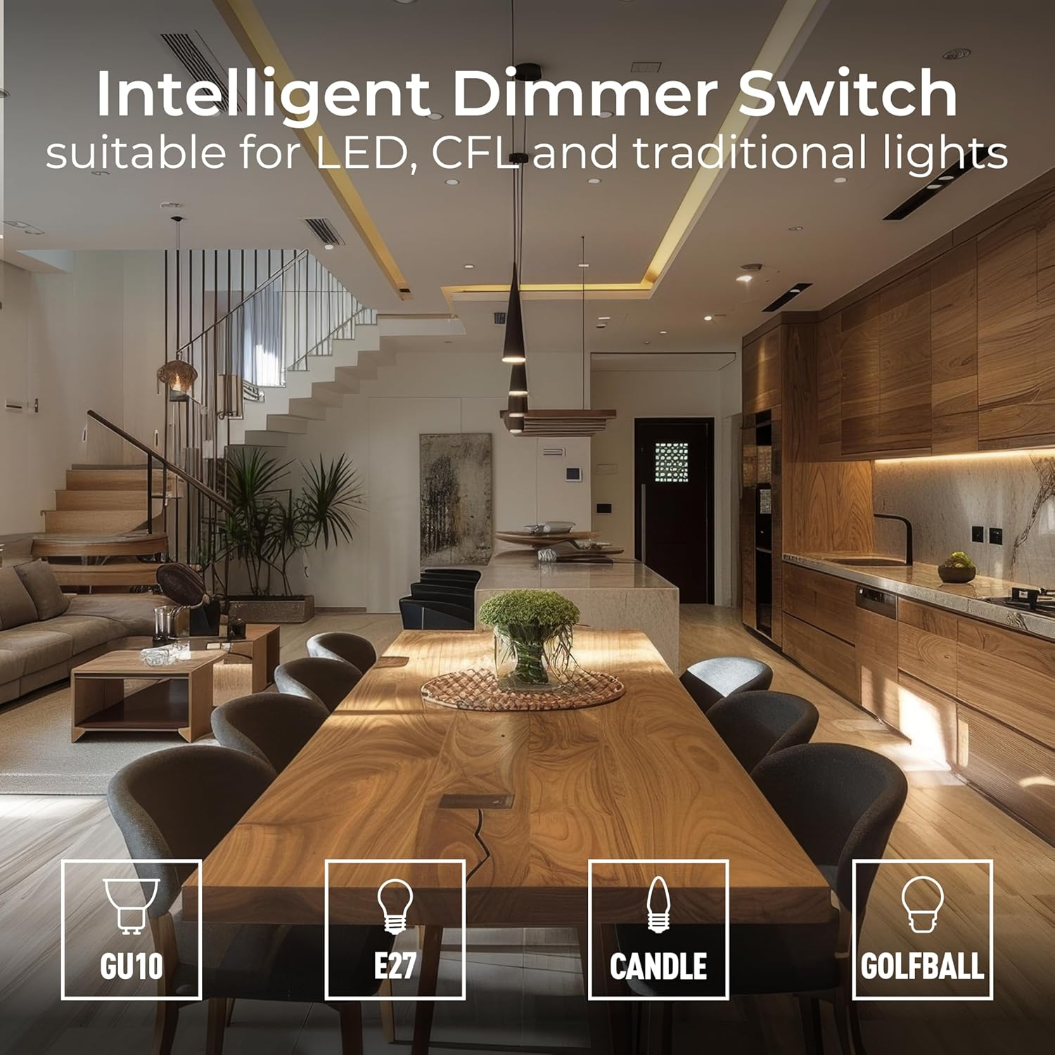 BG Electrical PCDCP81B Smart Single Wall Dimmer Switch, 2 Way, Screwless Faceplate, Evolve, Polished Copper, 200W image number 5