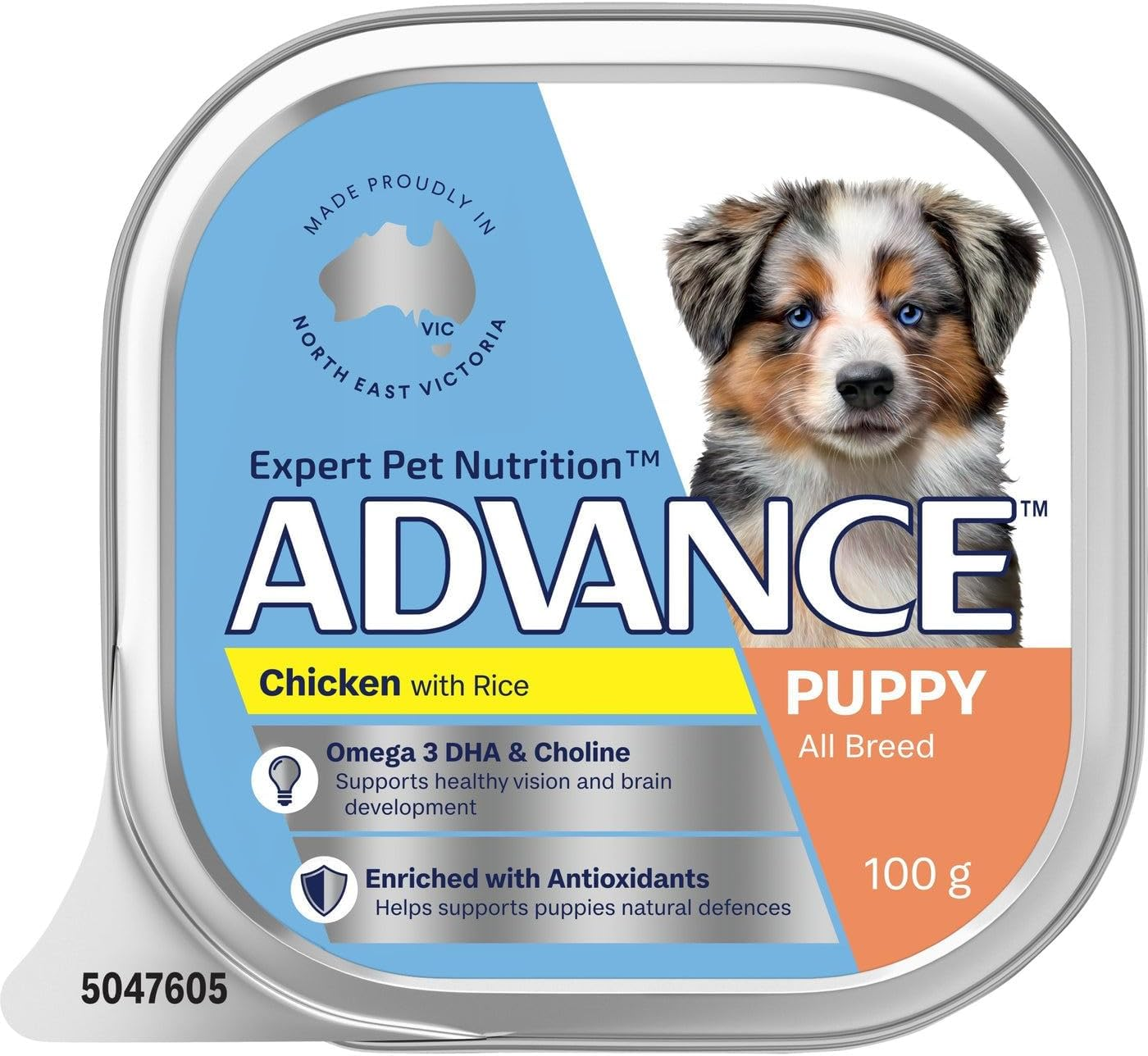 Advance Puppy All Breed Chicken with Rice Wet Dog Food 100 G (Pack of 12) image number 5