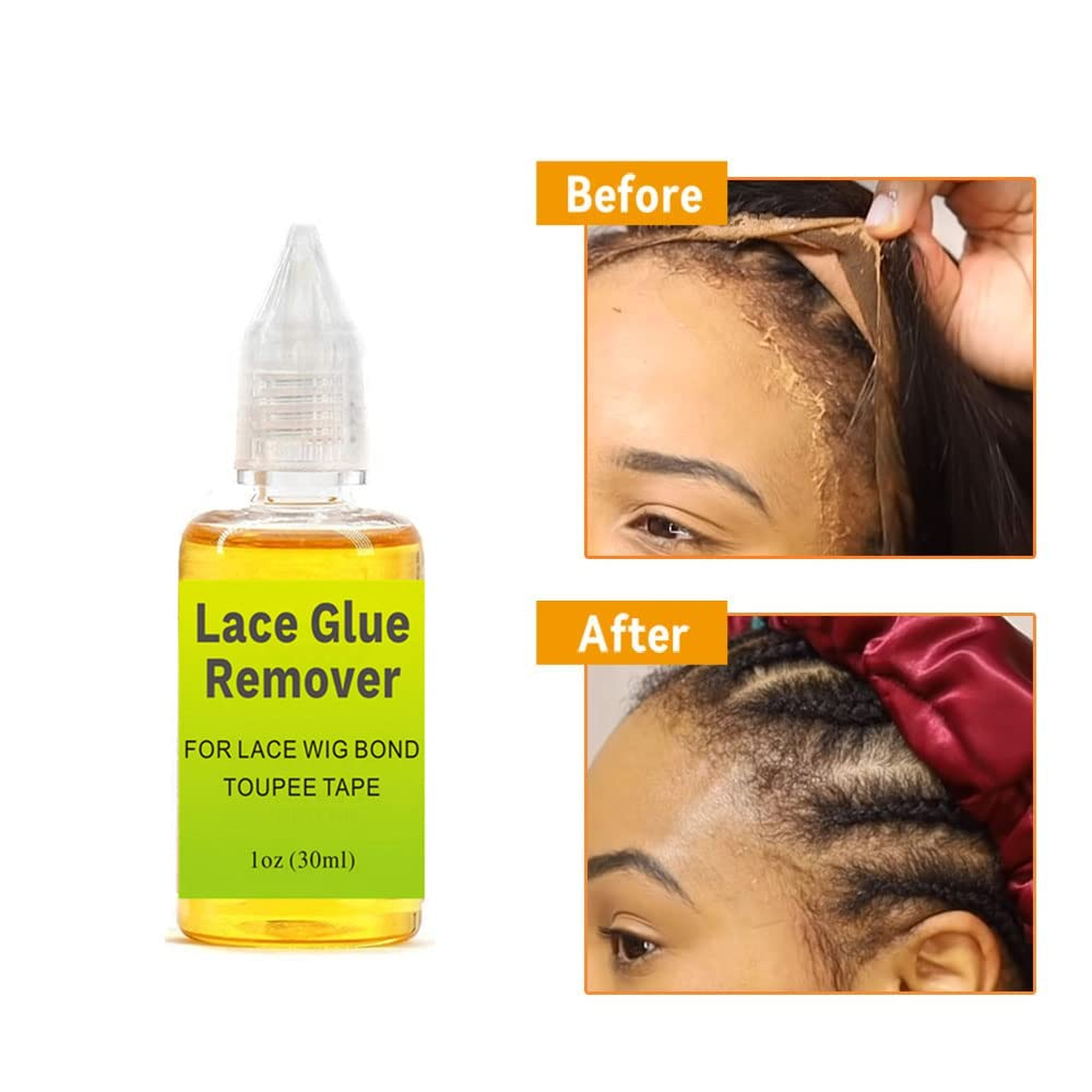 2 Pack Hair Extension Tape Remover - Fast Acting Adhesive and Residue Remover for Extensions, Wigs, and Lace Glue image number 1