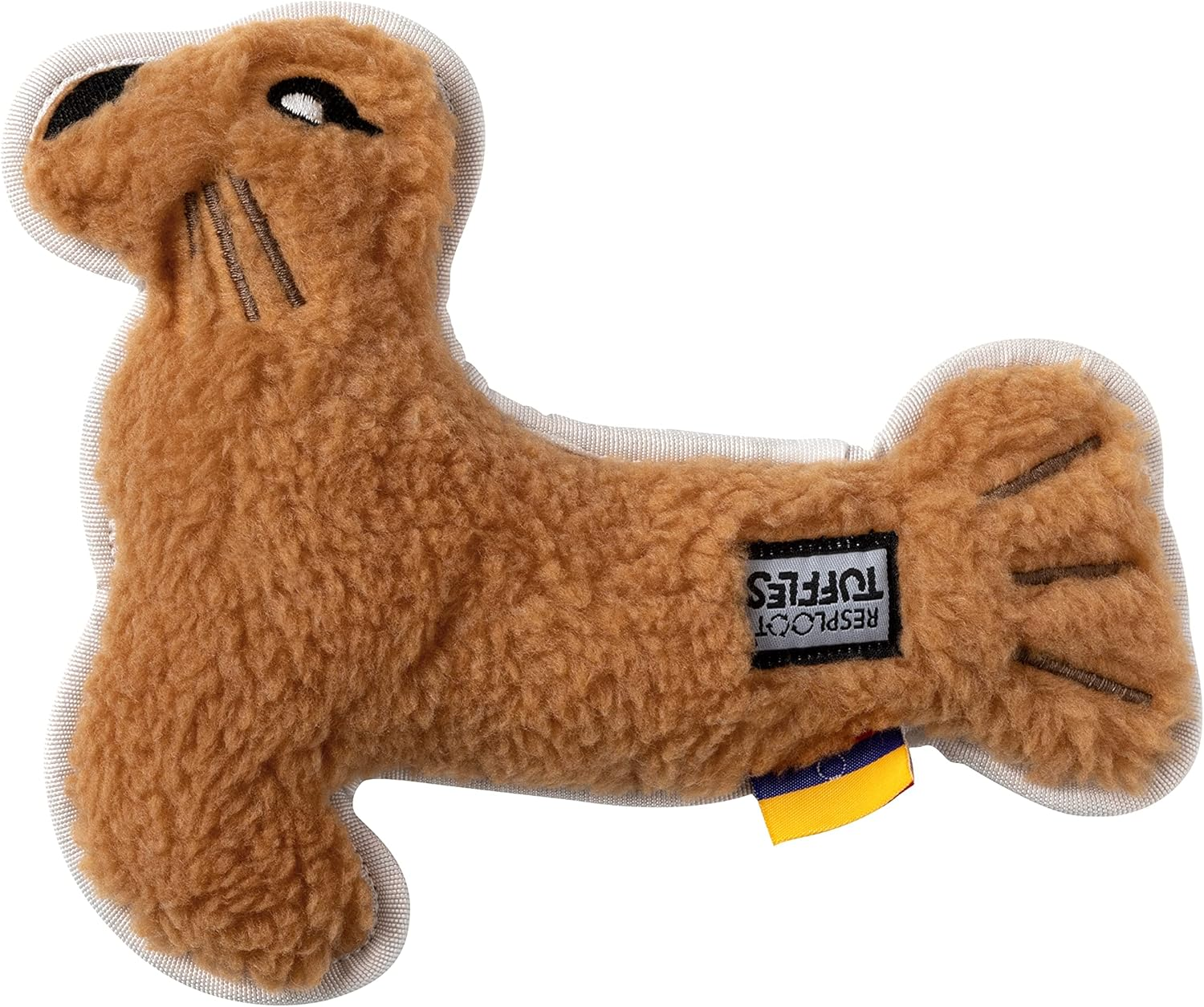 Petlove Resploot Tuffles Sea Lion, Tough Strong Dog and Puppy Toy with Squeaker, 100 Percent Recycled Materials image number 1