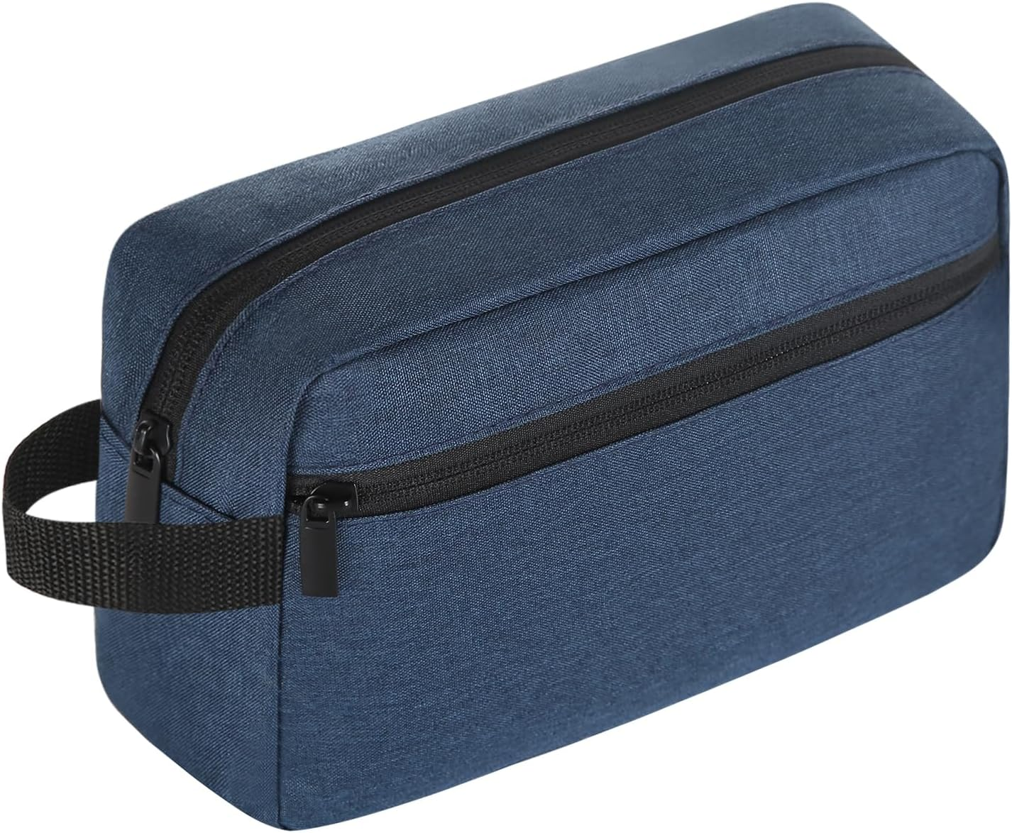 Icramsy Travel Toiletry Bag Toiletry Bag for Women Men Hanging Cosmetic Bag Travel Accessories for Women Men, Navy Blue, Modern - Blue image number 7
