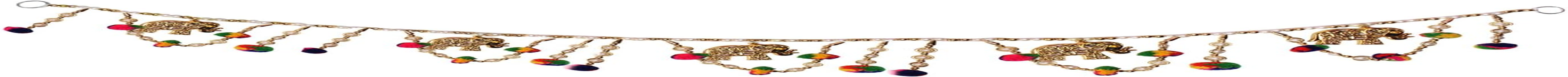 ARK Handmade Traditional Door Hanging| Bandarwal| Toran for Home Door Entrance and Home Decoration Item for Diwali and All Festival (Multicolor) (Model Number 5) image number 4