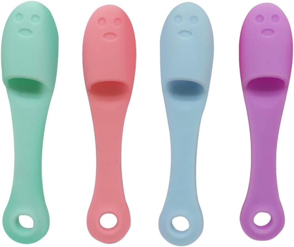 4 Pcs Silicone Finger Brush, Toothbrush for Cats, Puppy Pet Dental Care, Brush Small Dogs, Puppies and Cats image number 2