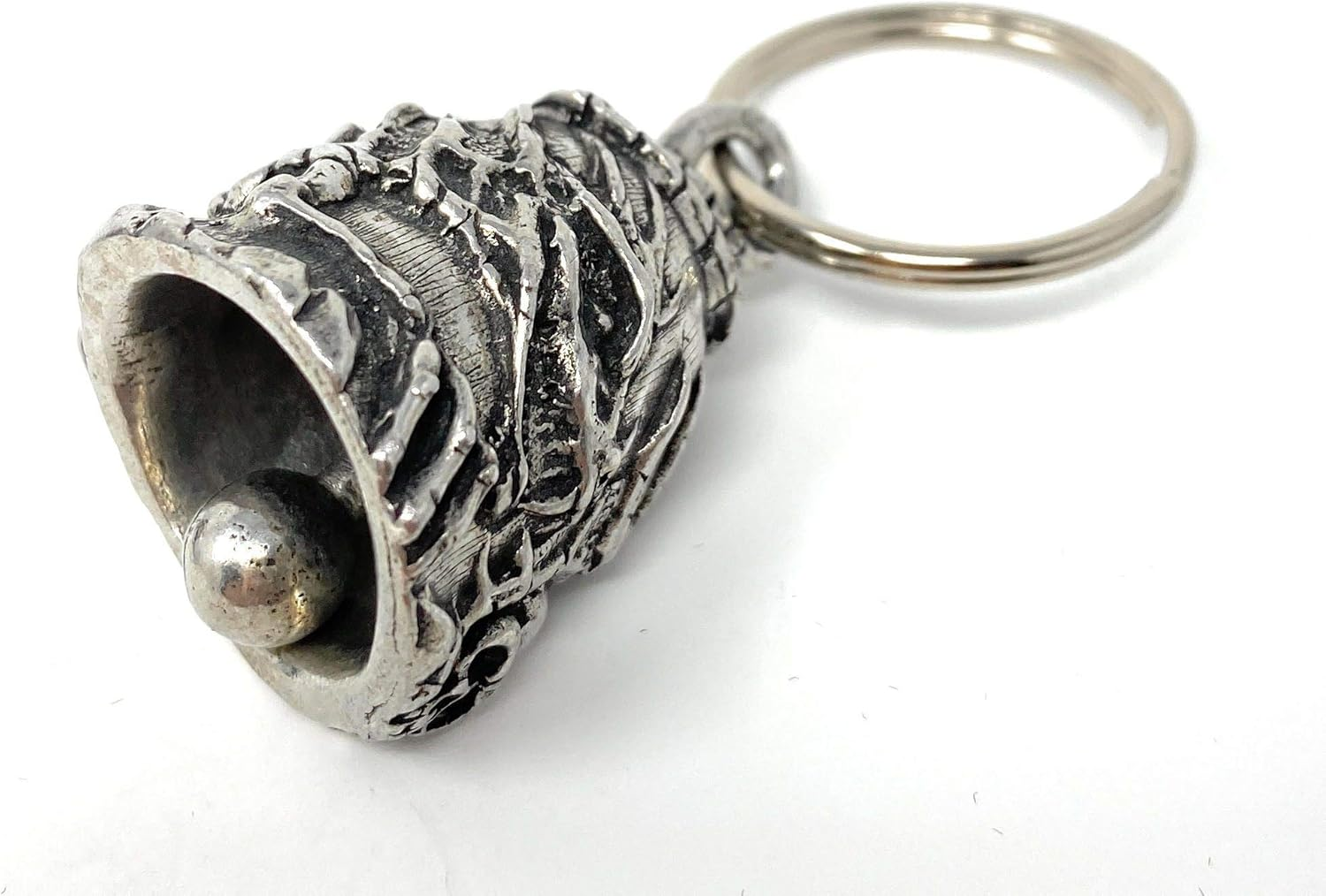 Bravo Bells Skull Dragon Bell - Biker Bell Accessory or Key Chain for Good Luck on the Road image number 4