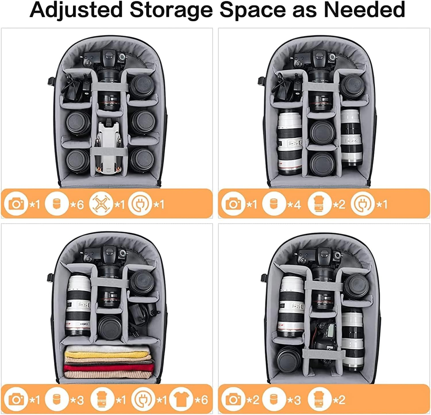 MOSISO Camera Backpack, Dslr/Slr/Mirrorless Camera Bag Waterproof Symmetric Geometric Hard Shell with Tripod Holder&15-16 Inch Laptop Compartment Compatible with Canon/Nikon/Sony, Black