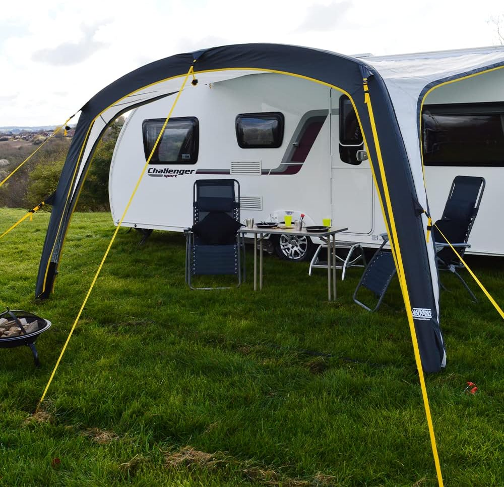 Maypole Stratford Inflatable Sun Canopy for Caravans & Motorhomes Awning Channel Height 250 Cm