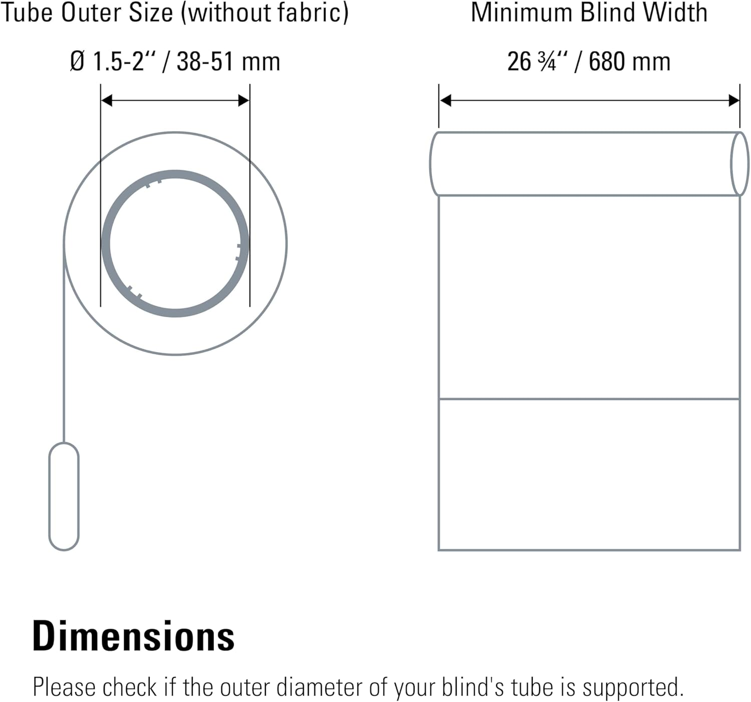 Eve Motionblinds Upgrade Kit for Roller Blinds (Matter) &ndash; Motor to Upgrade Existing Indoor Blinds, Open/Close Automatically, Control via Voice/App, Schedules & Scenes, Requires Thread Border Router image number 5