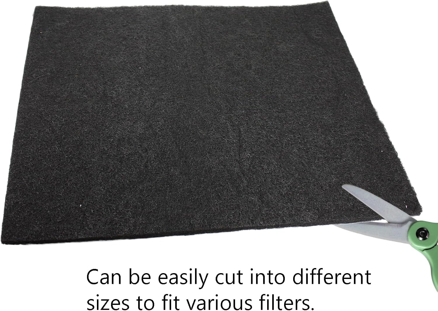 Acbbmns 2Pcs Universal Activated Carbon Filter, 480 X 160Mm X 10Mm Range Hood Filter Charcoal Sheet for Air Purifiers Furnace Filters