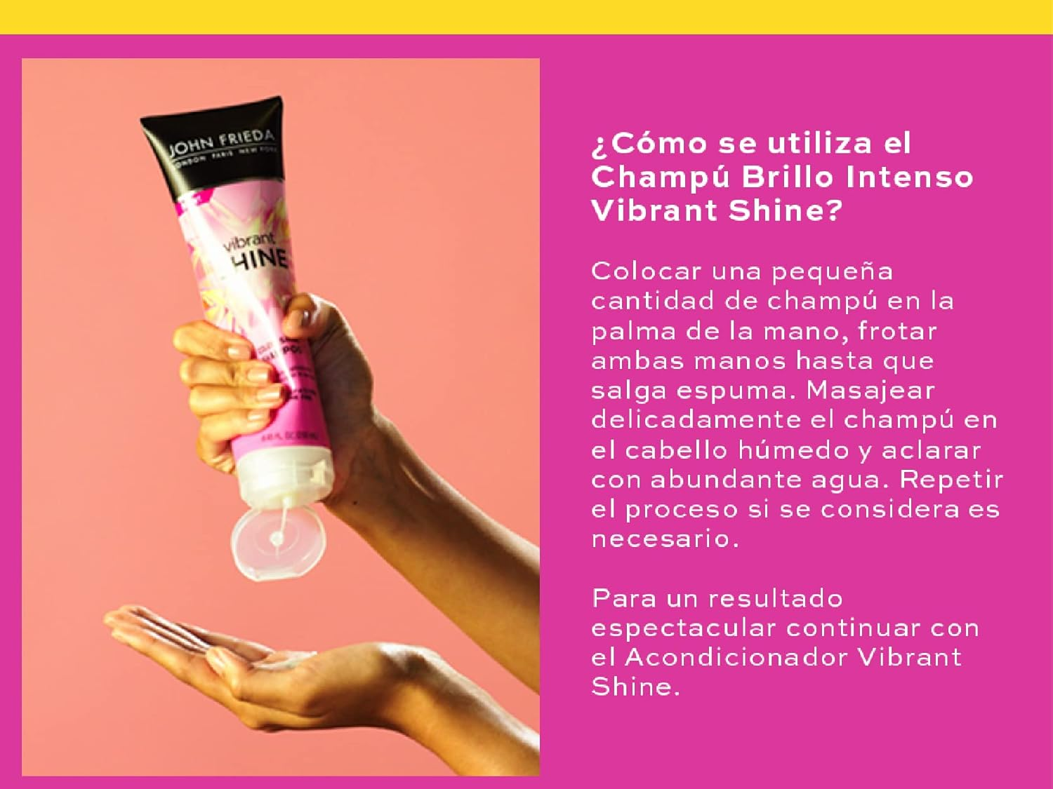 John Frieda - Vibrant Shine Color Shampoo - 250 Ml/Hair Care /250 image number 5