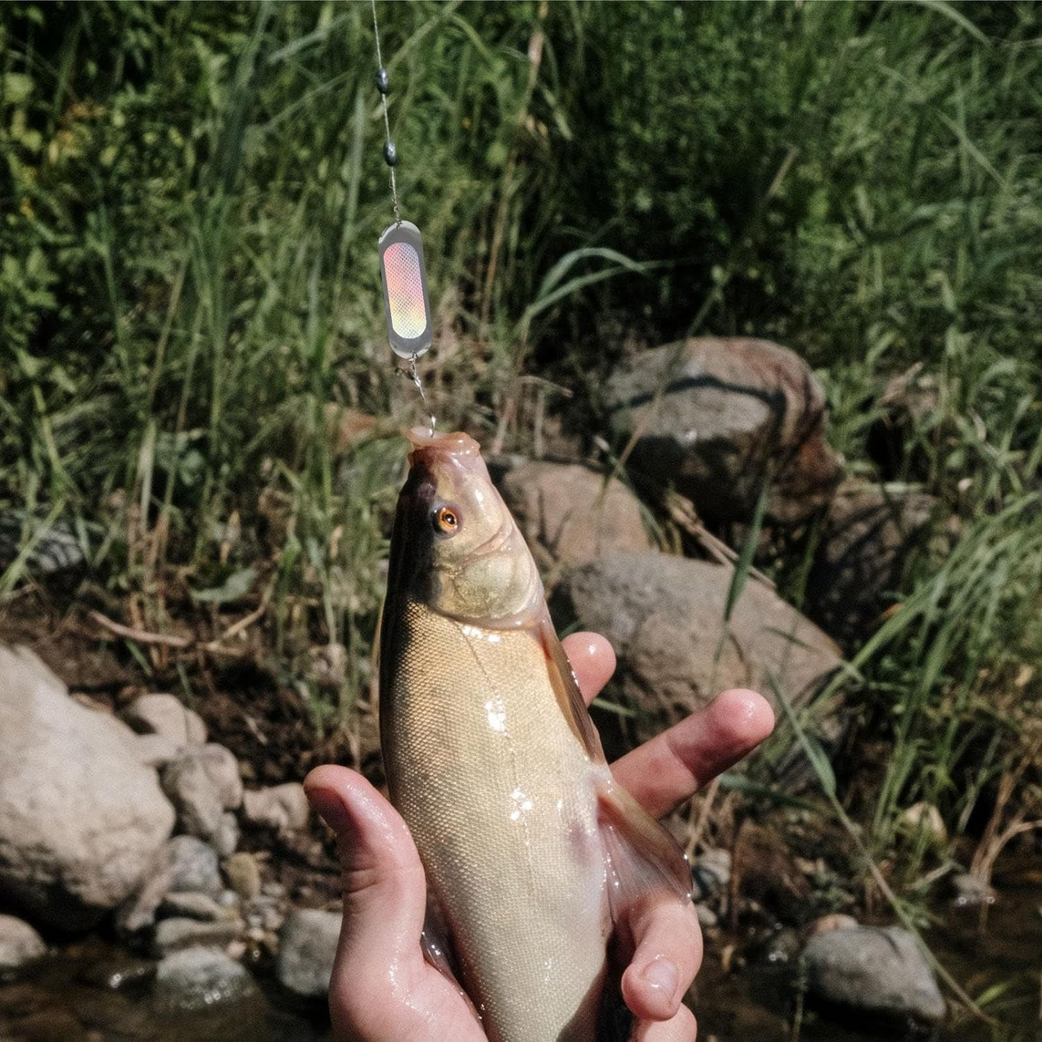 Diving Board Salmon Fishing Dodger, 2Pcs Salmon Fishing Diving Board Metal Flash Boards,Diving Board Salmon Fishing Dodger,Fishing Flasher Diving Salmon Fishing Metal Flash Board,Fishing Lure Flashers image number 5