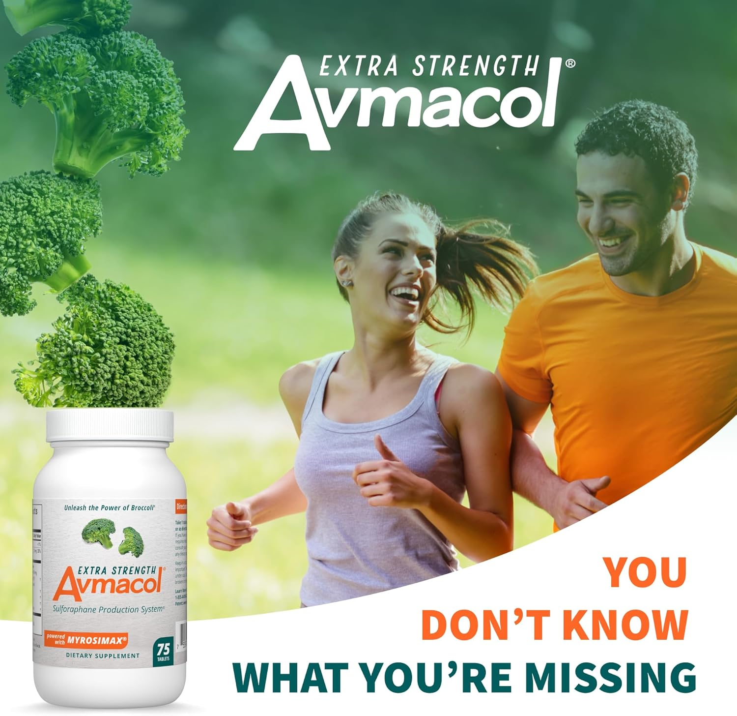 Avmacol Extra Strength Sulforaphane Production System for Immune Support, 75 Tablets image number 4