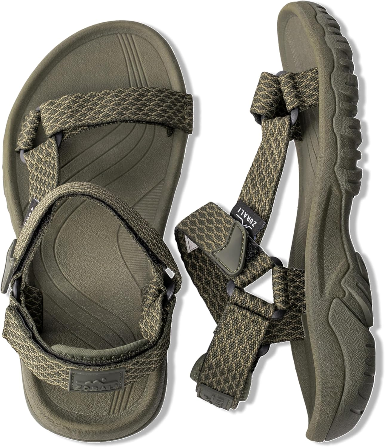 Zorali Trailblazer Hiking Sandals for Men & Women | Eco-Friendly, Adjustable, Water-Resistant Outdoor Sport Sandals for Hiking, Beach, and Camping - Lightweight Comfort with Arch Support
