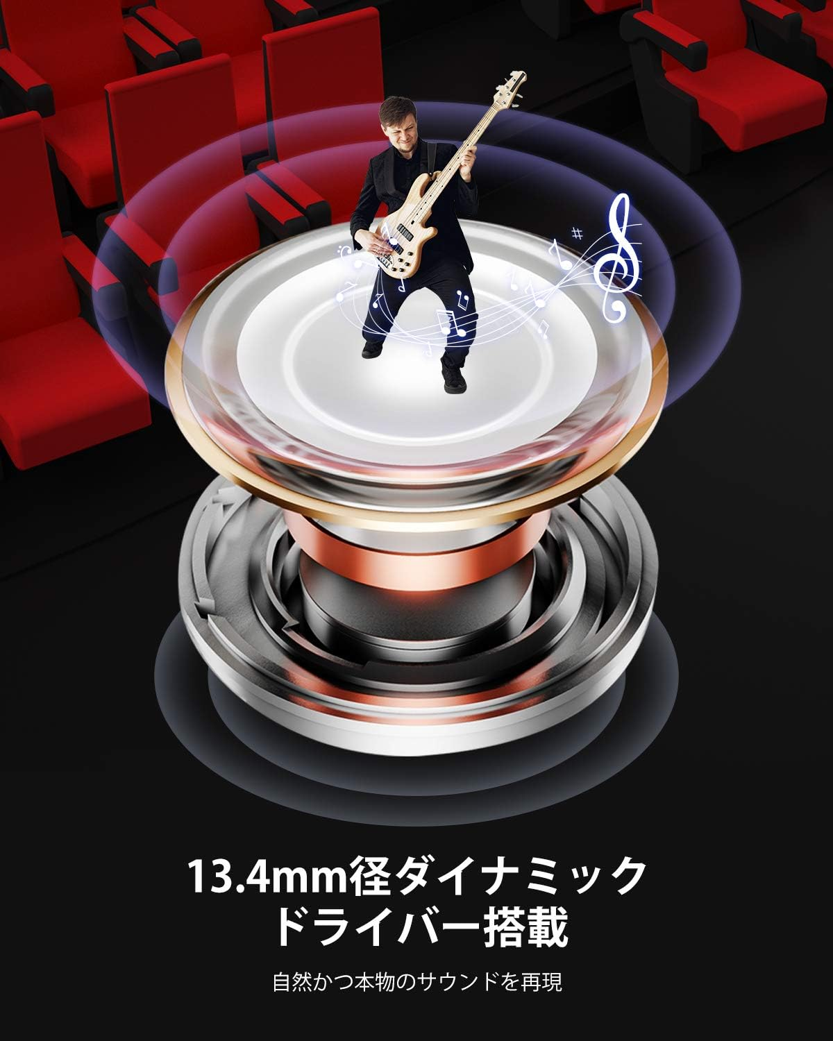 1MORE ESS3001T Comfobuds True Wireless IE Headphones Black image number 6