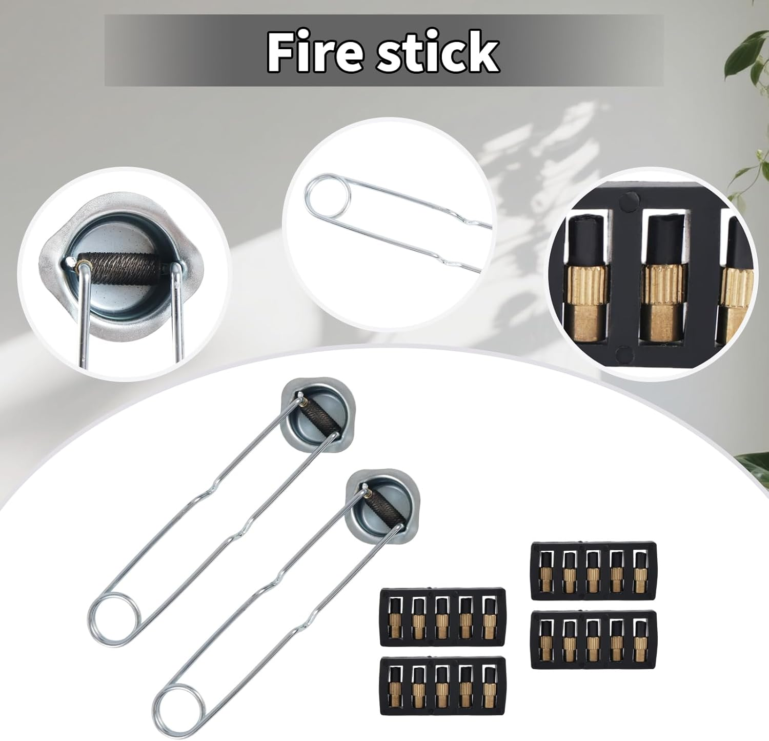 2Pcs Torch Striker, Single Flint Spark Lighter with 20 Extra Flint Replacement for Cutting, Brazing & Welding image number 3