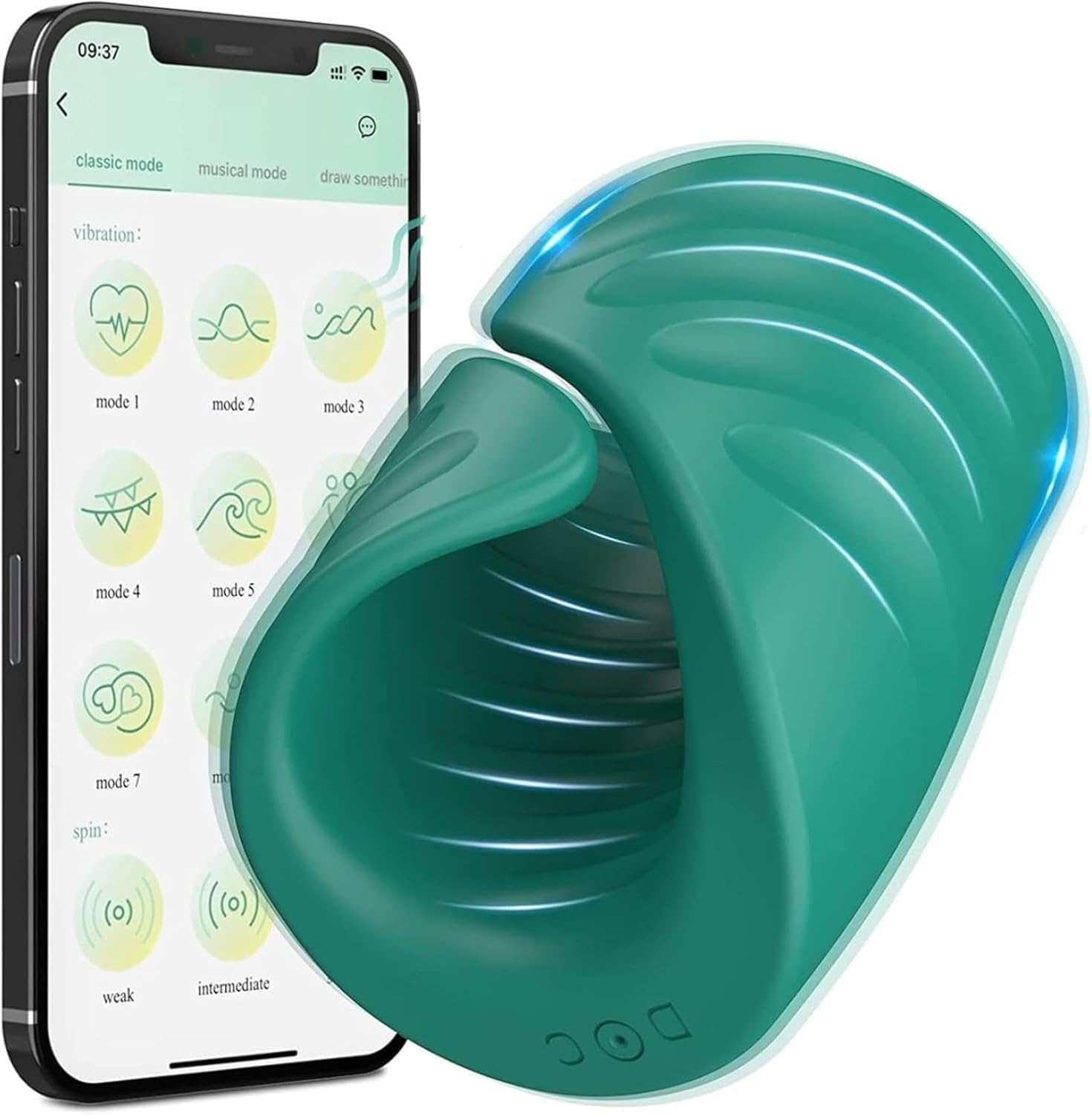 LONZYON Male Sex Toys for Men - Male Masturbator Penis Training Vibrator with APP Control, Vibrating Sex Toy Strokers Glans Trainer Stimulator, Mens Sex Machine Masturbators Adult Games (Black)