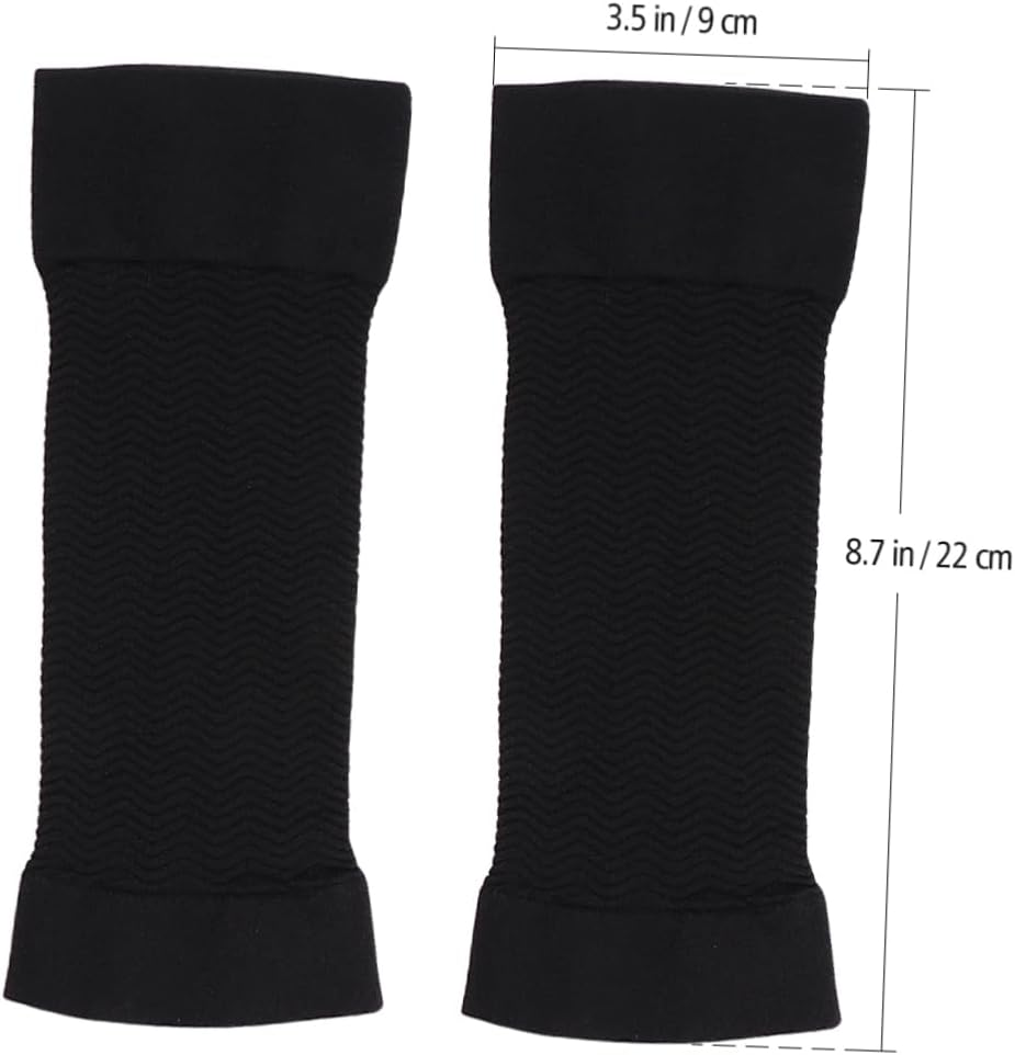 Outanaya Elastic Compression Arm Sleeves 2 Pack for Slimming Arm Shaper Arm Cuff Leg Compression Sleeve Skin-Friendly Material Improve Arm Circulati image number 2