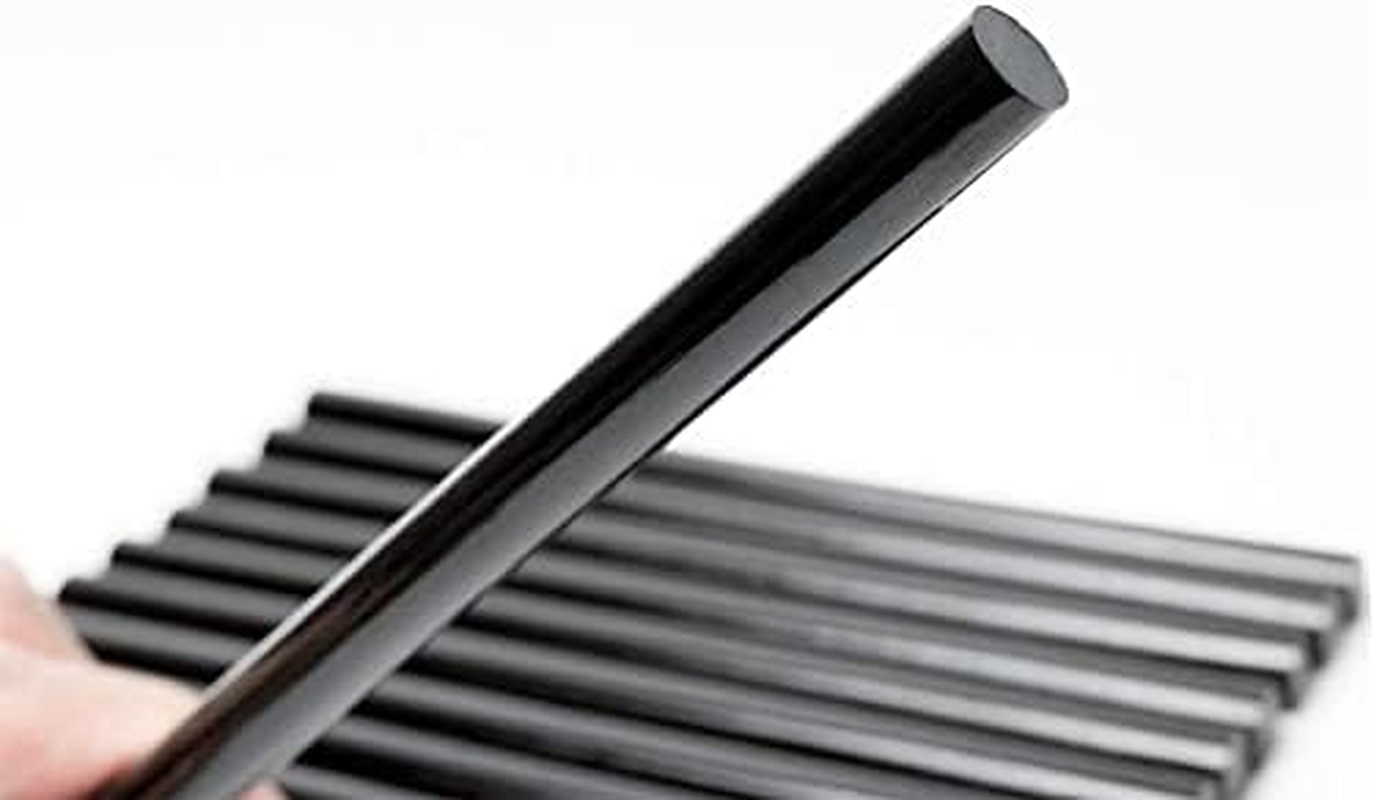 100Pcs Hot Melt Glue Stick Strips High Adhesive Hot Glue Gun Sticks for Car Audio DIY Art Craft Home Office Project Craftwork Fix & Repairs Diameter (Black 0.43"*7.87"(11Mm*200Mm)) image number 5